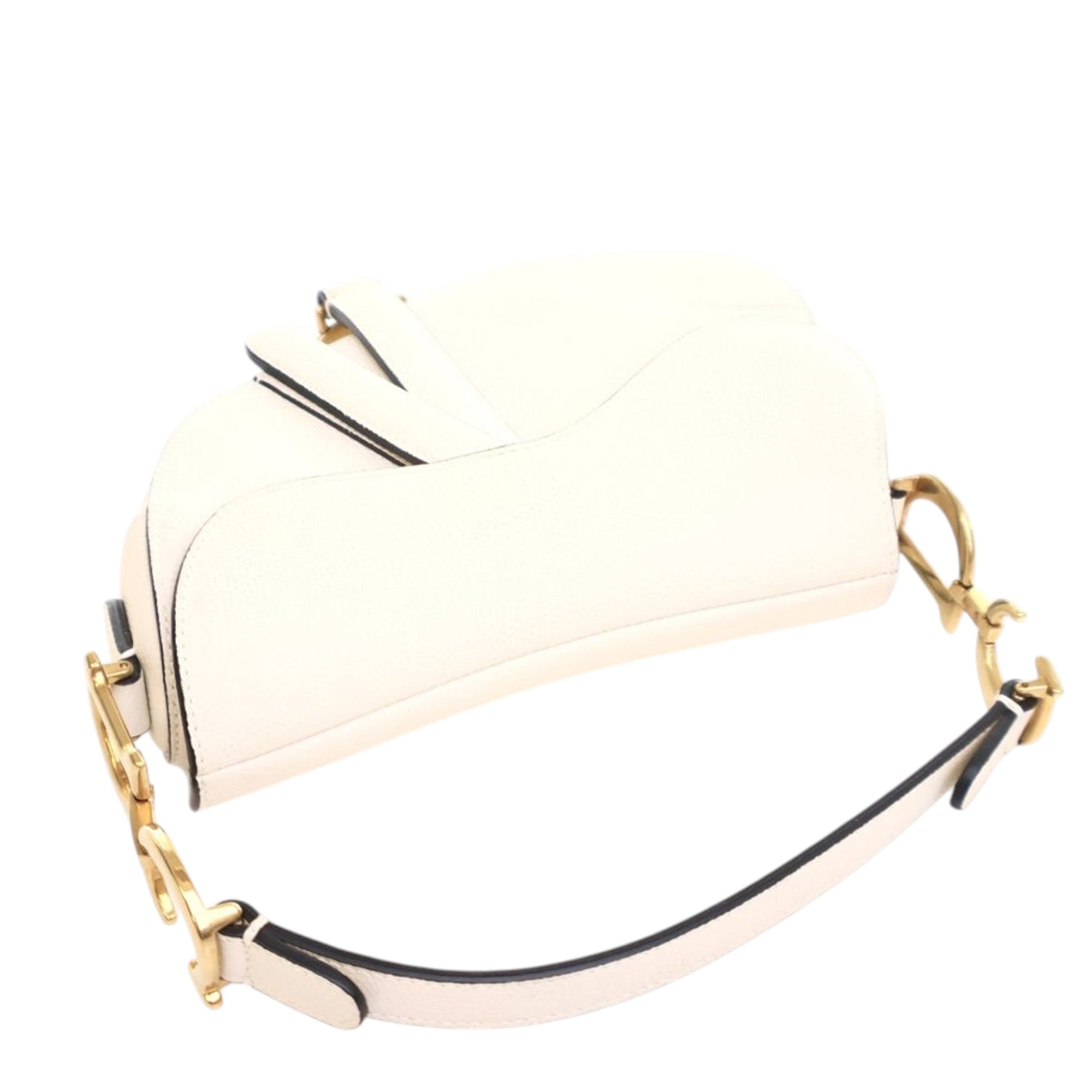 Dior Mini Grained Calfskin Saddle Bag - image 9