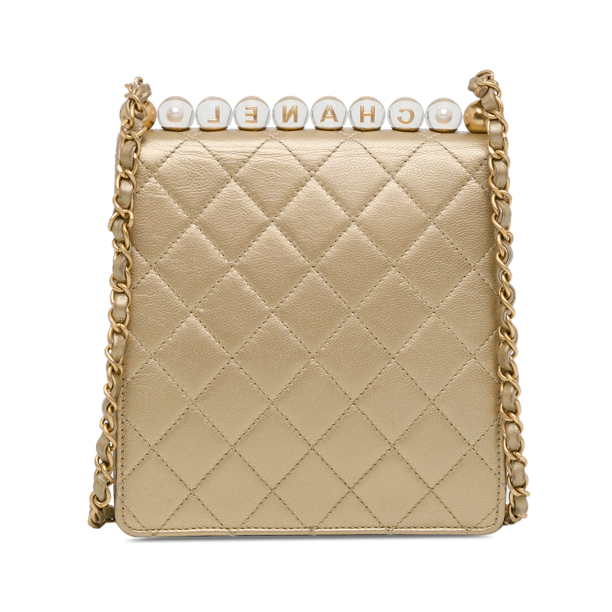 Chanel Small Lambskin Chic Pearls Flap - image 3