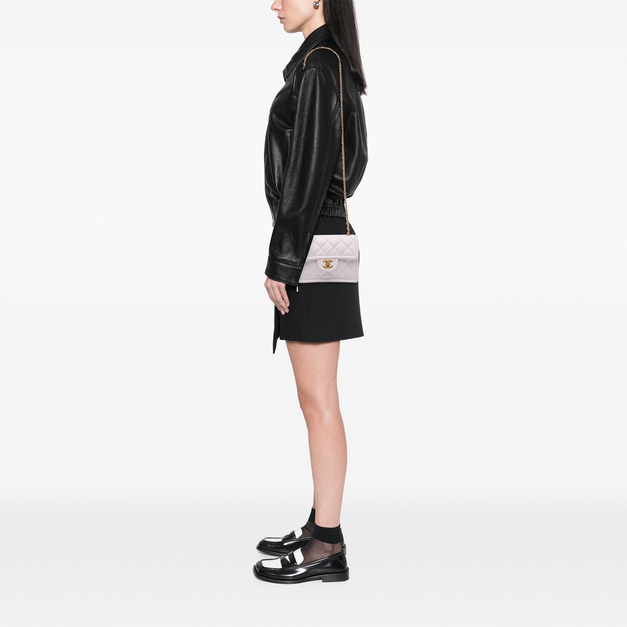 Chanel Mini Quilted Caviar Sweet Classic Flap