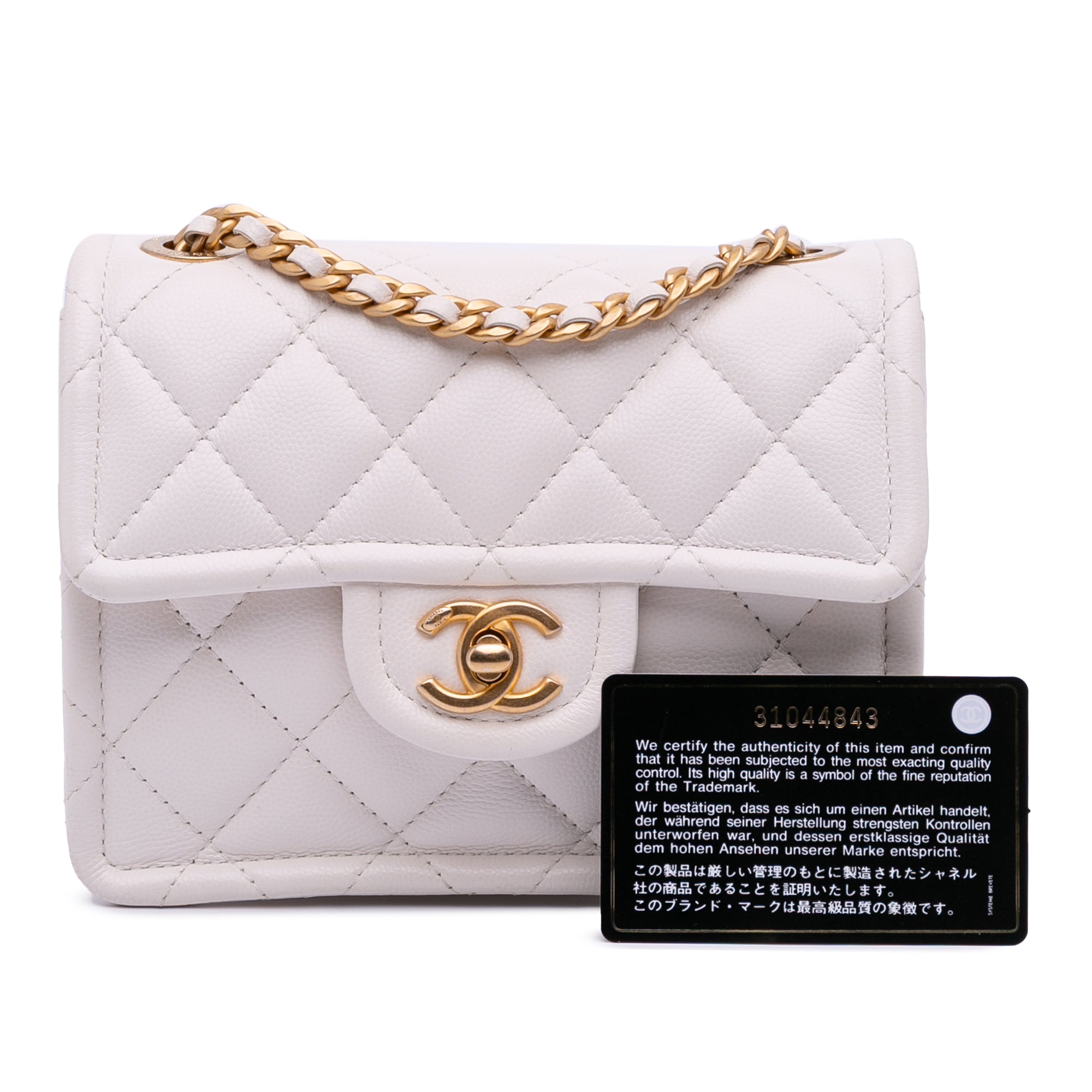 Chanel Mini Quilted Caviar Sweet Classic Flap