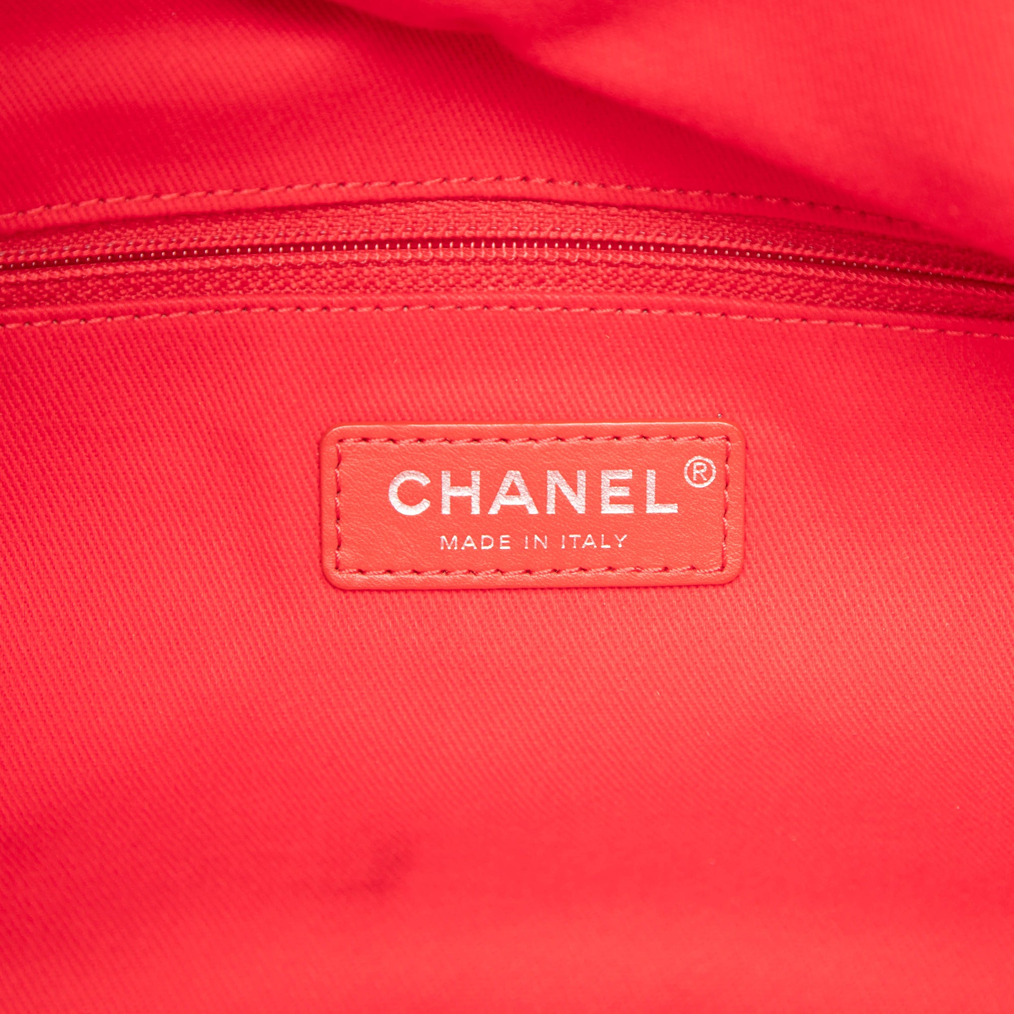 Chanel Medium CC Quilted Canvas Double Face Deauville Tote - image 5