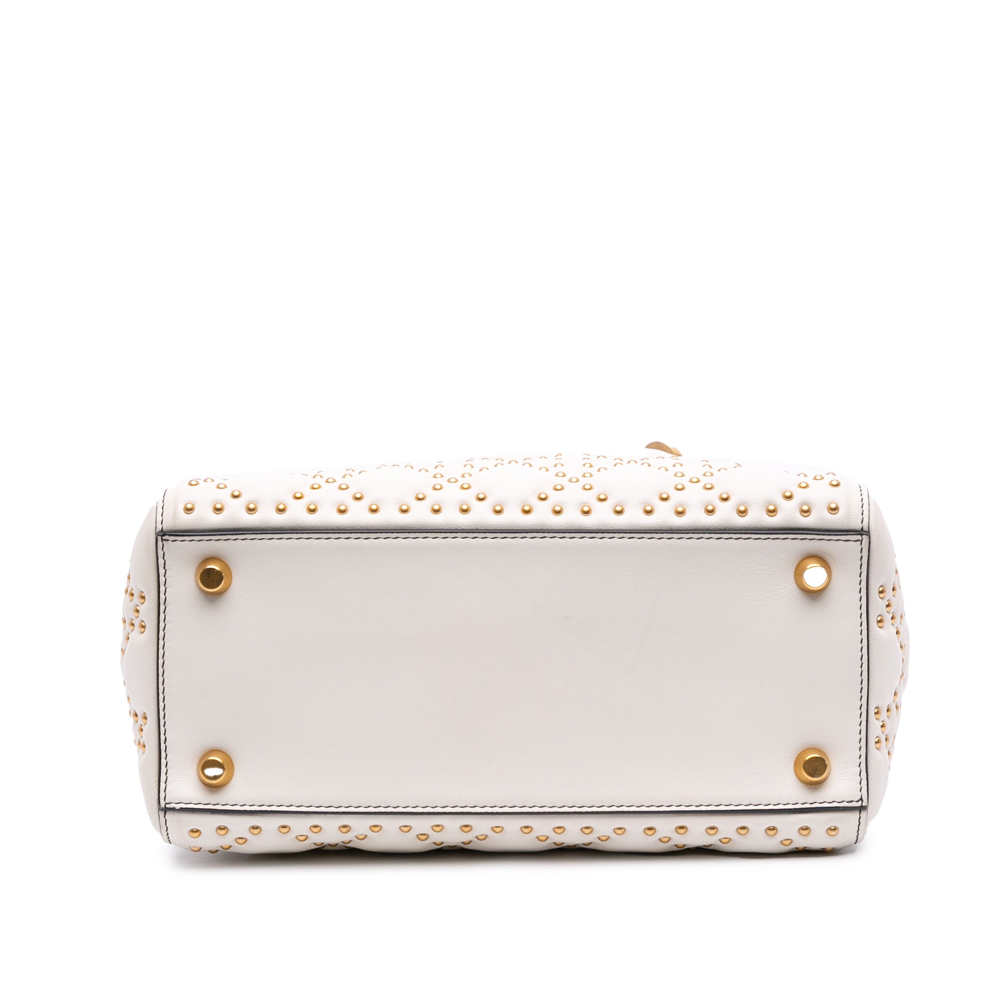 Dior Medium Lambskin Cannage Studded Supple Lady Dior - image 3