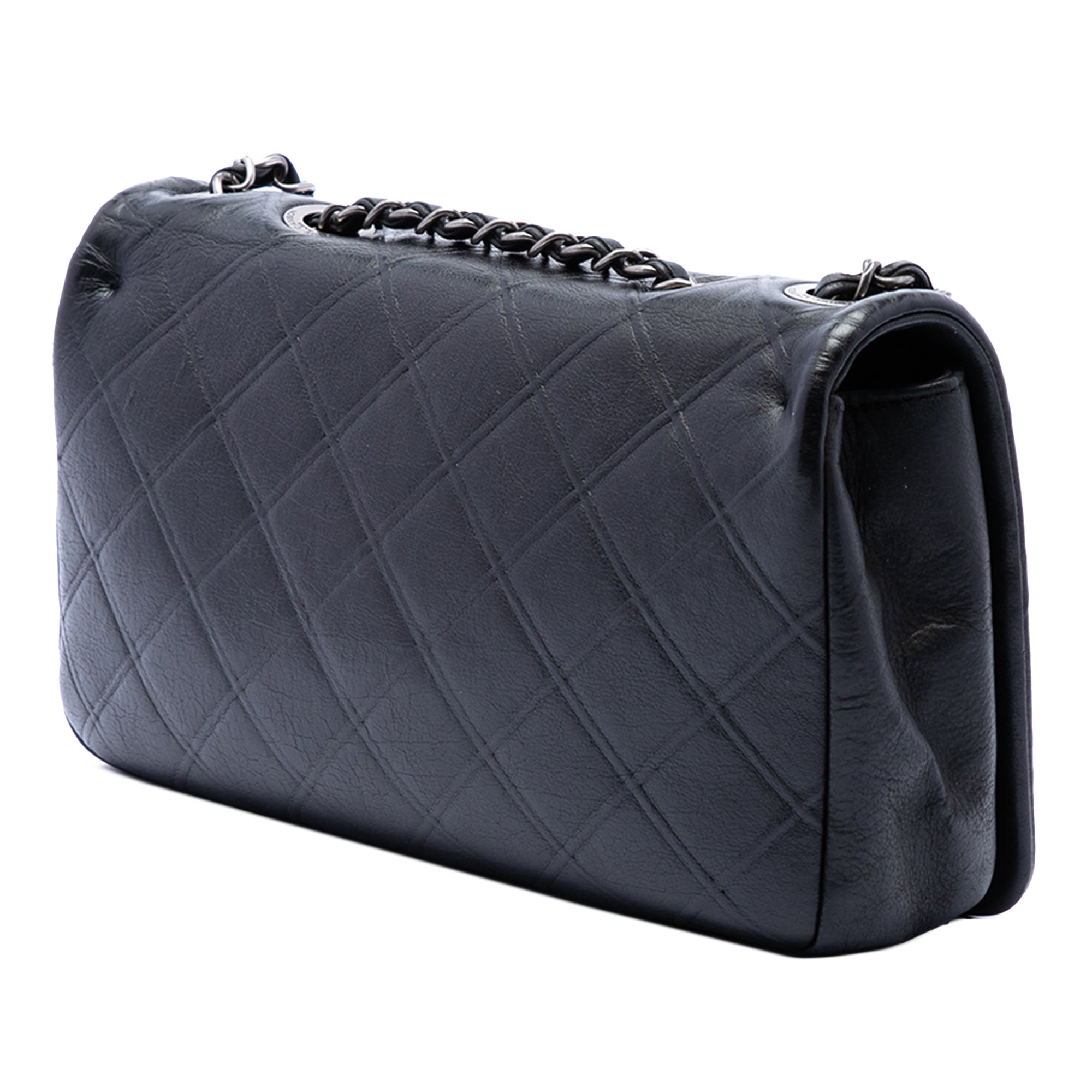 Chanel Medium Diamond Embossed Calfskin New Chic Flap - image 2