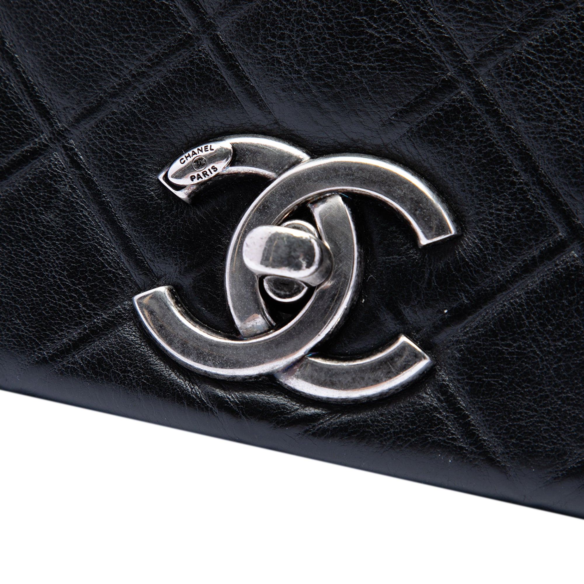 Chanel Medium Diamond Embossed Calfskin New Chic Flap - image 5