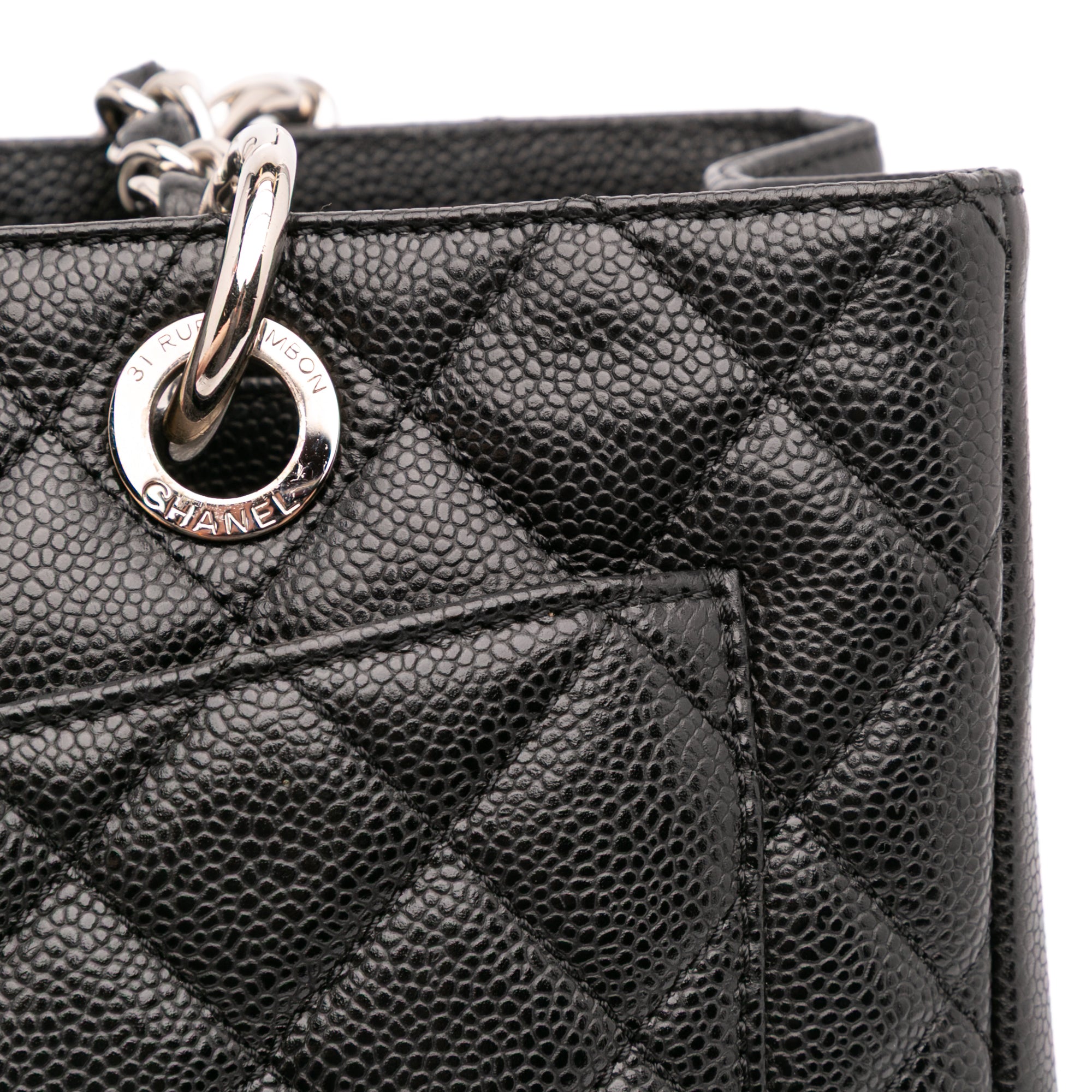 Chanel Caviar Grand Shopping Tote - image 10