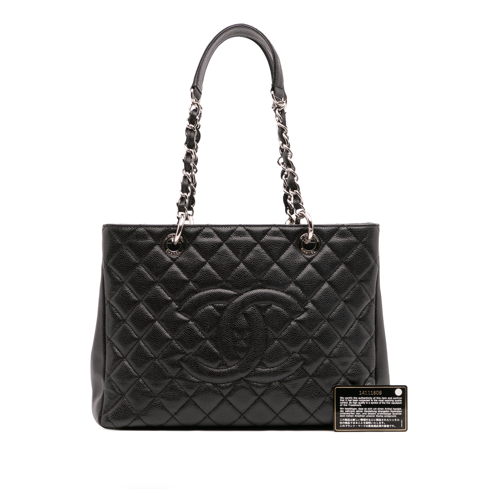 Chanel Caviar Grand Shopping Tote - image 13