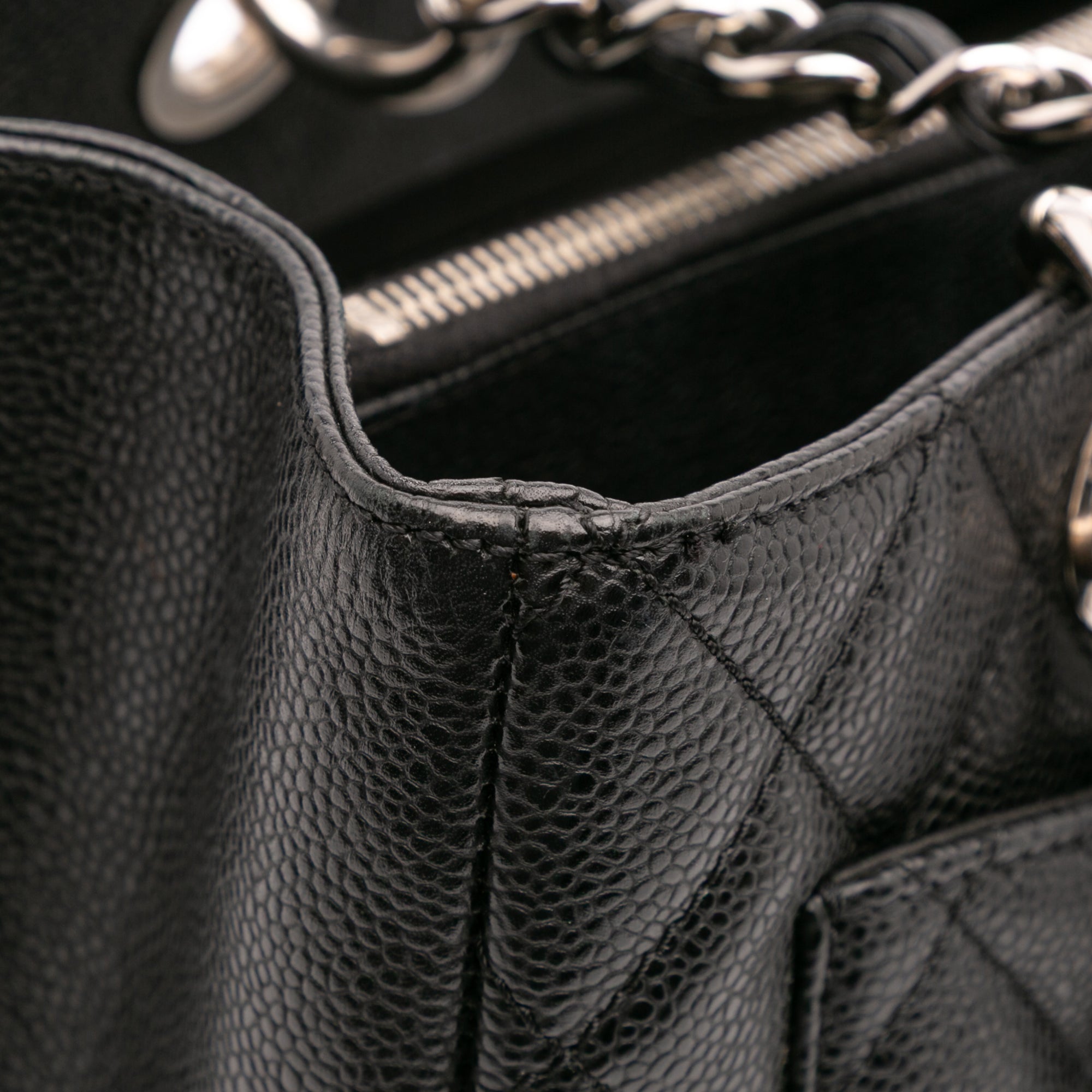 Chanel Caviar Grand Shopping Tote - image 8