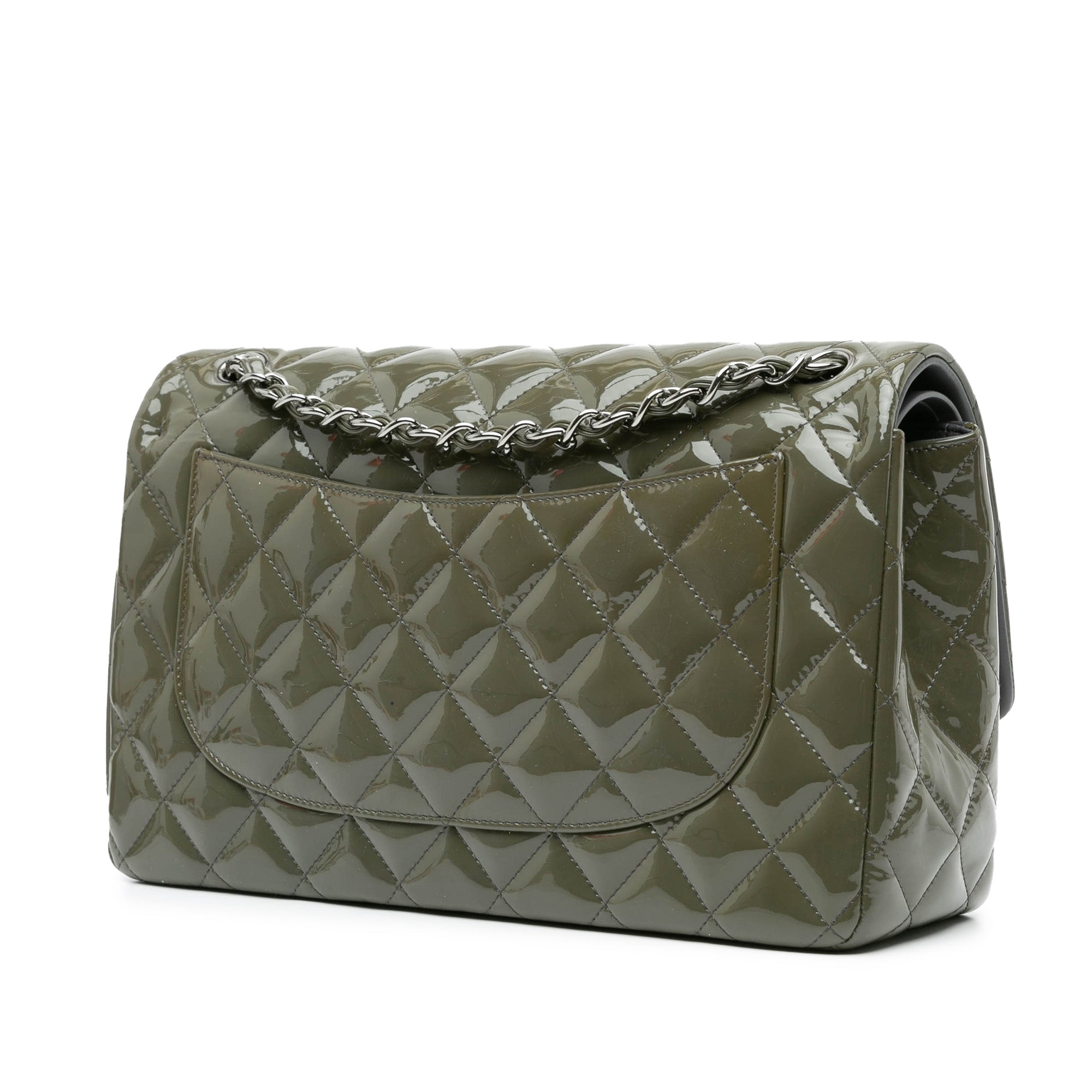 Chanel Jumbo Classic Patent Double Flap - image 2