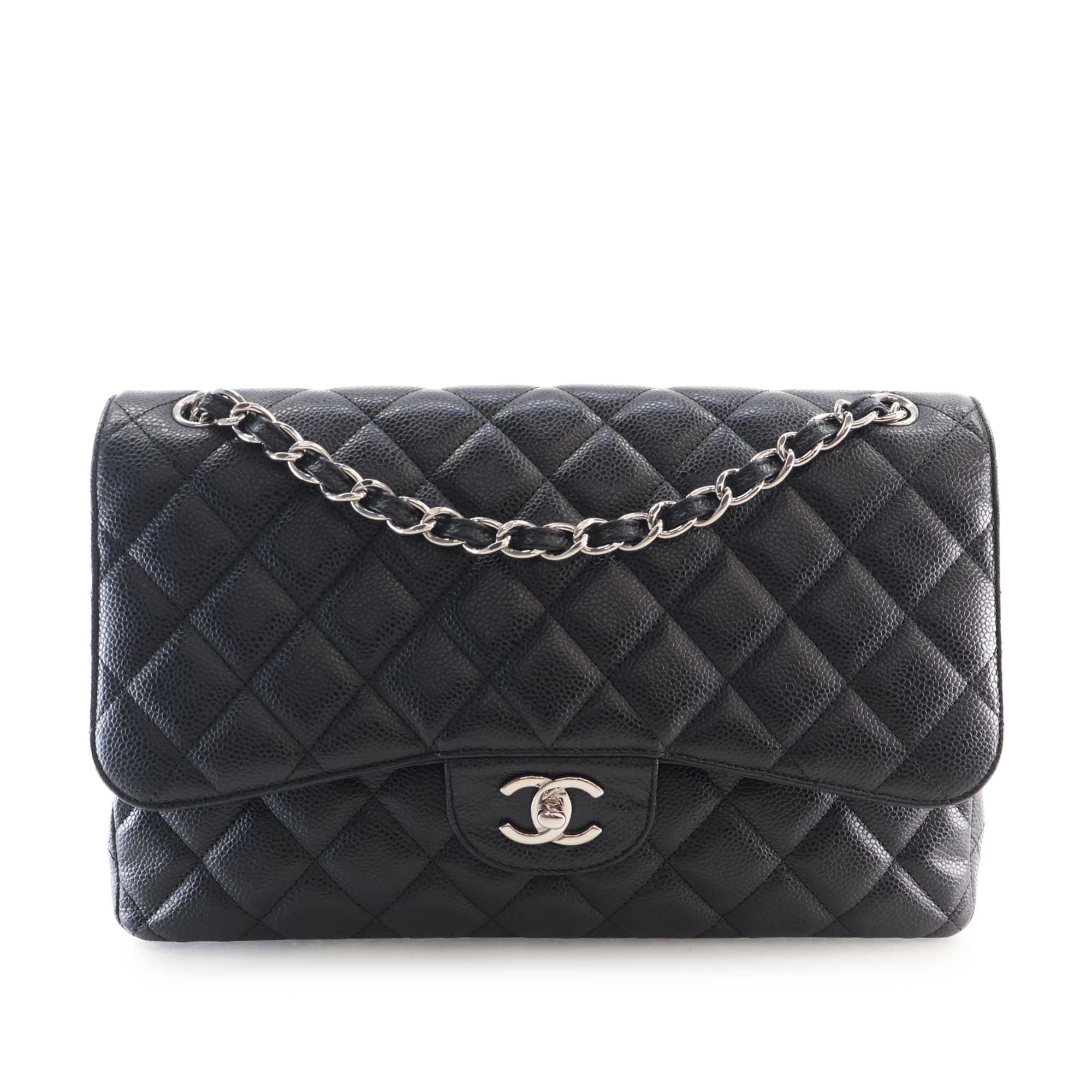 Chanel Jumbo Classic Caviar Double Flap - image 1