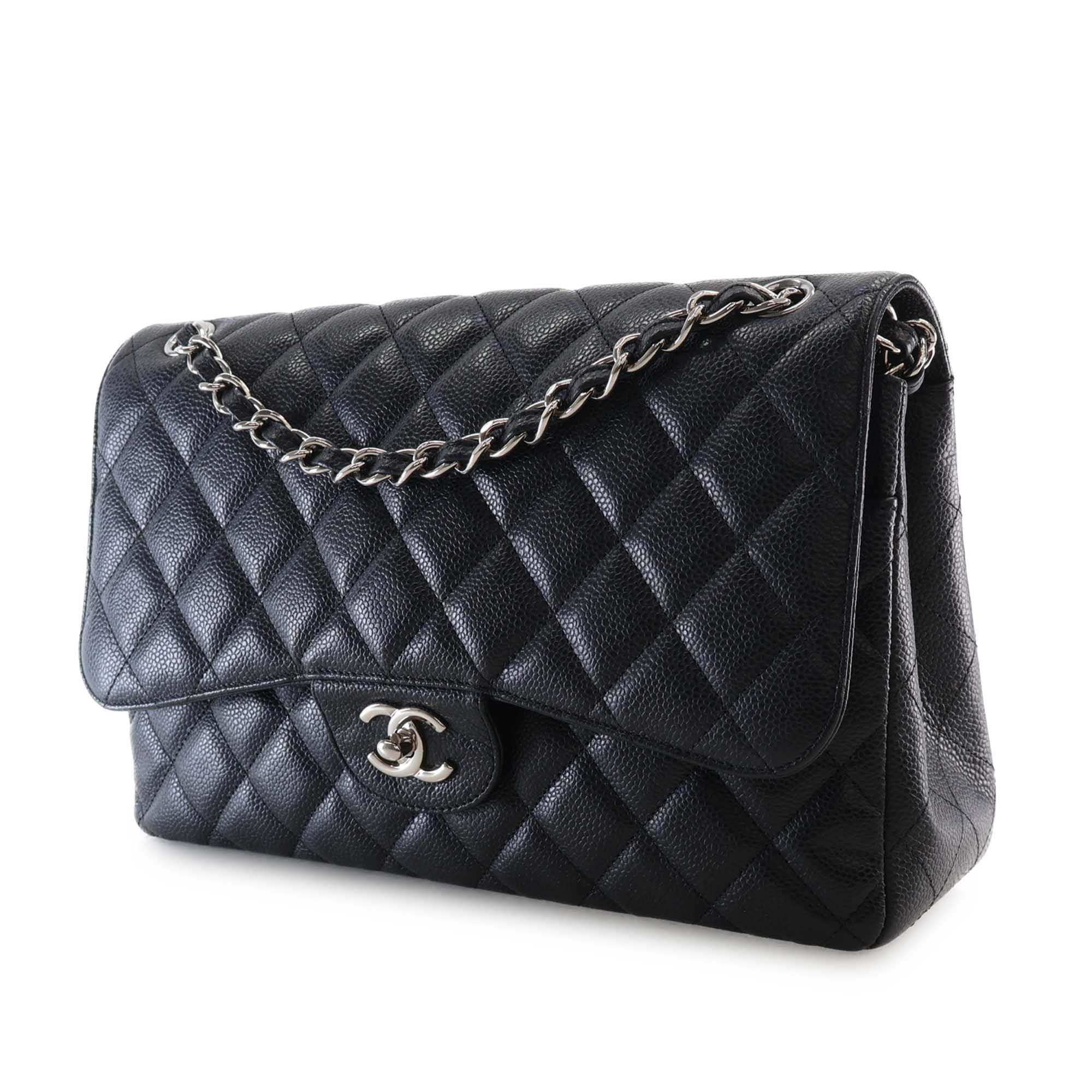 Chanel Jumbo Classic Caviar Double Flap - image 2