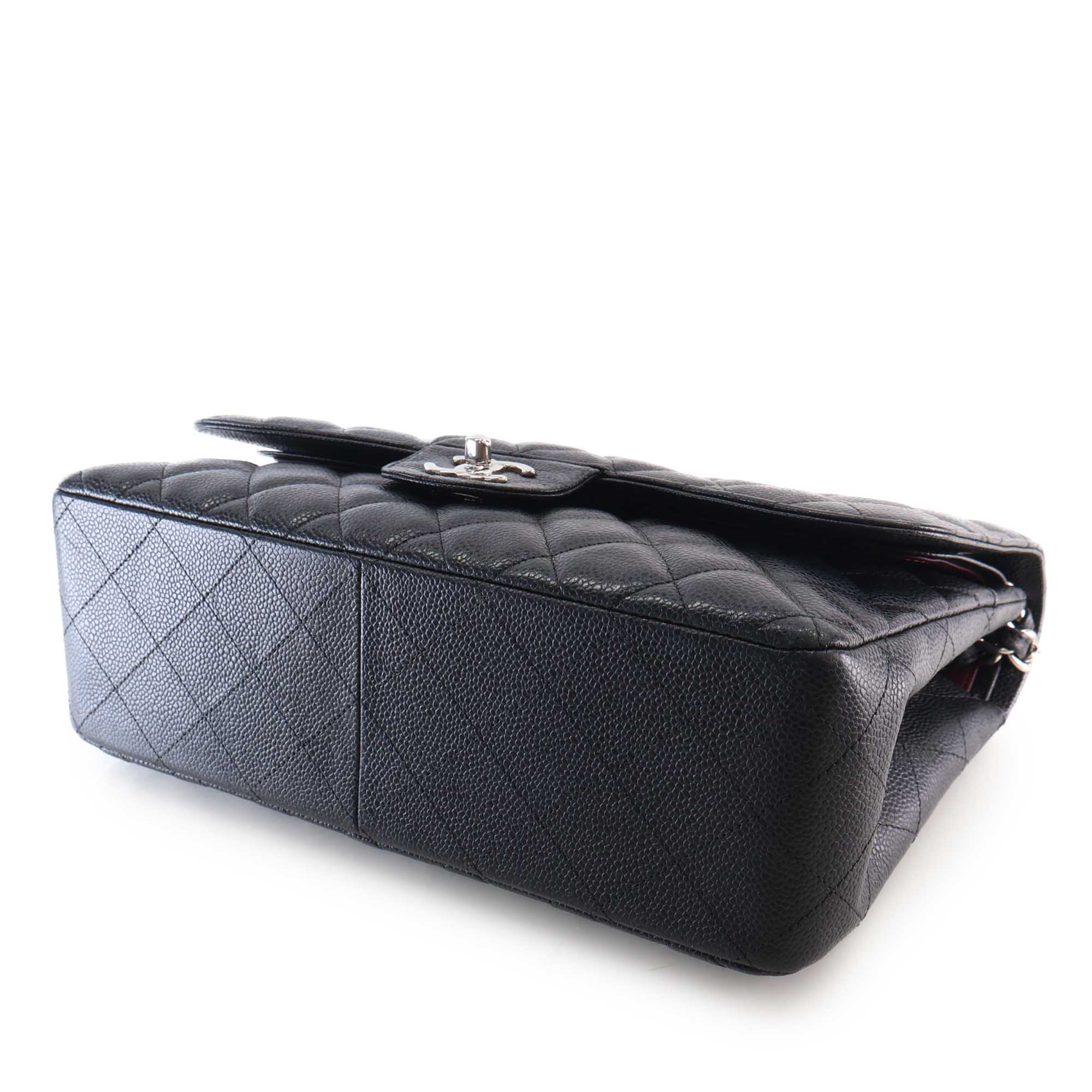 Chanel Jumbo Classic Caviar Double Flap - image 6