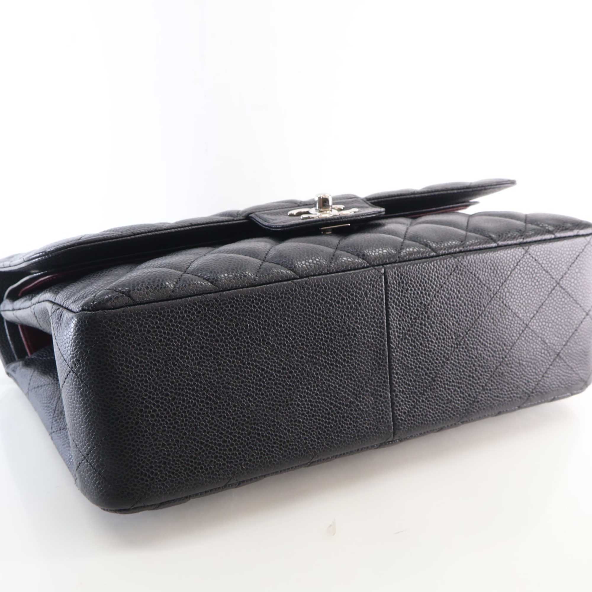 Chanel Jumbo Classic Caviar Double Flap - image 7