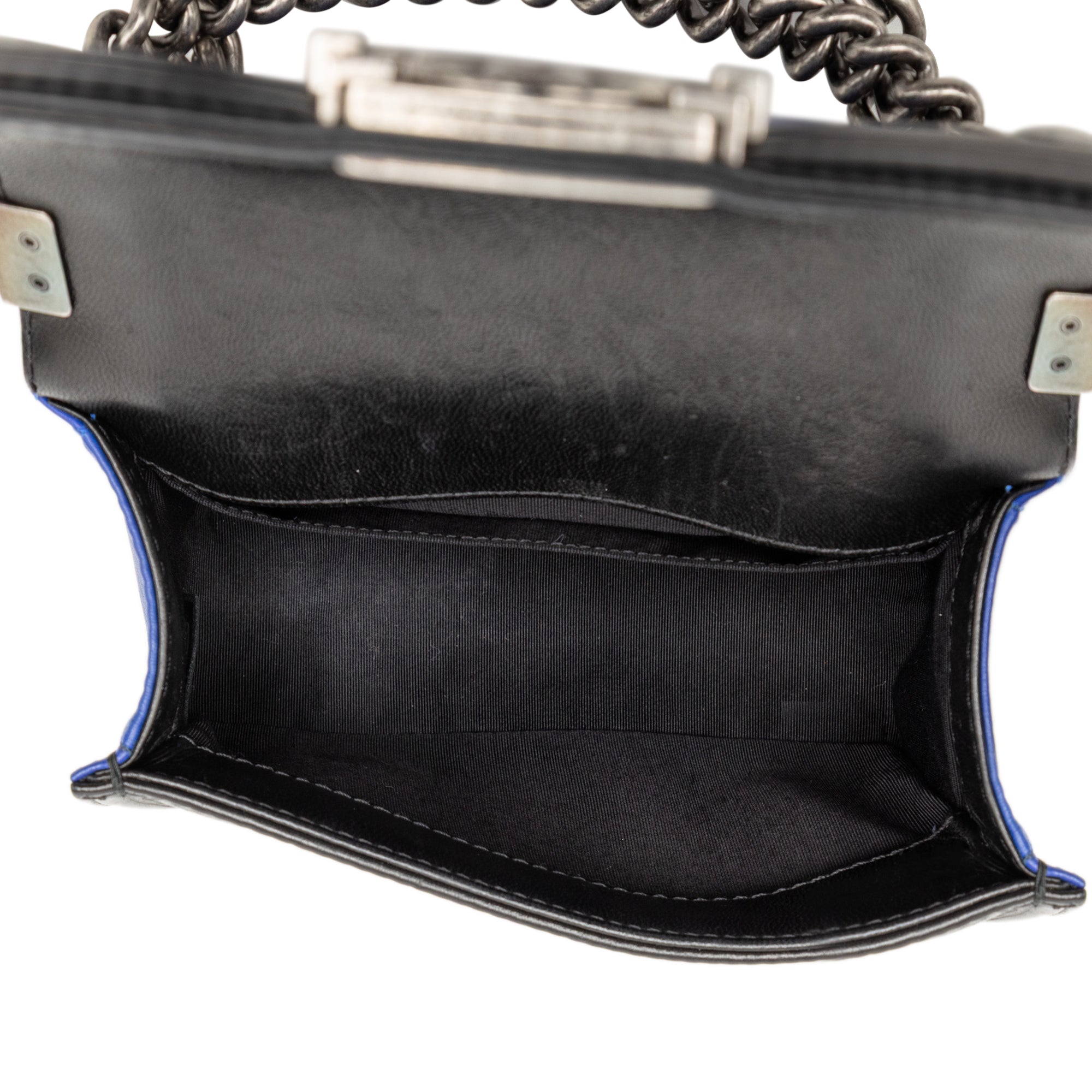 Chanel Small Bicolor Lambskin Boy Flap - image 4