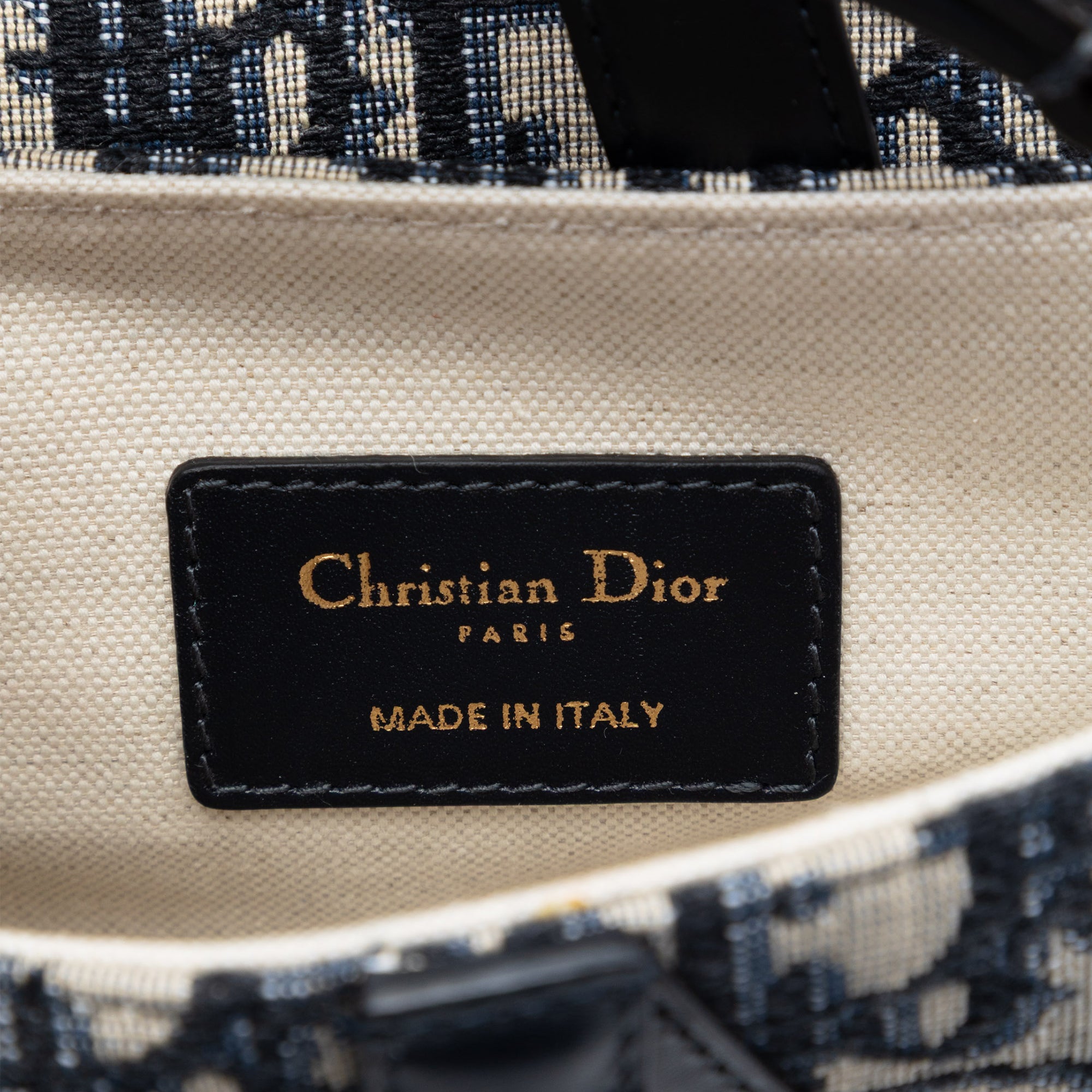 Dior Mini Oblique Canvas Saddle Bag - image 5