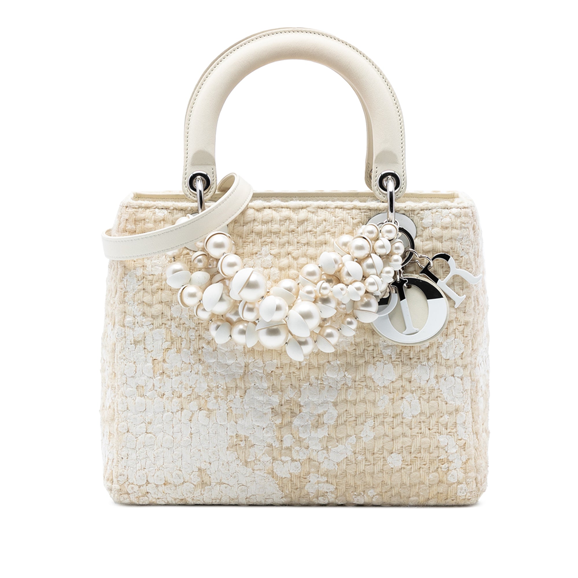 Dior Medium Tweed Pearl Lady Dior - image 1