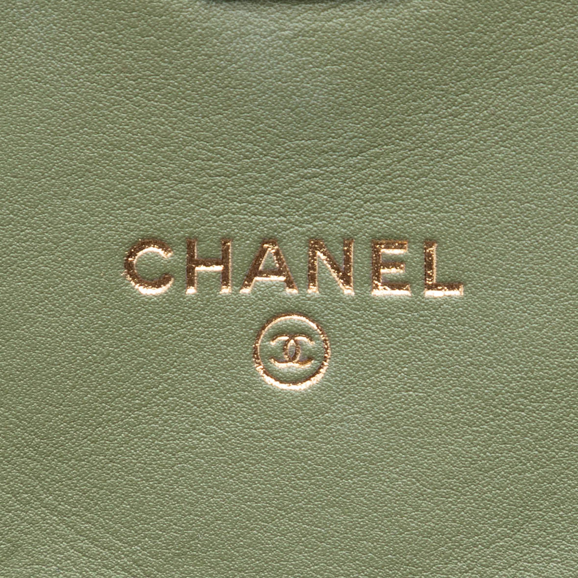 Chanel Quilted Calfskin Coco Mail Clutch with Chain - image 5