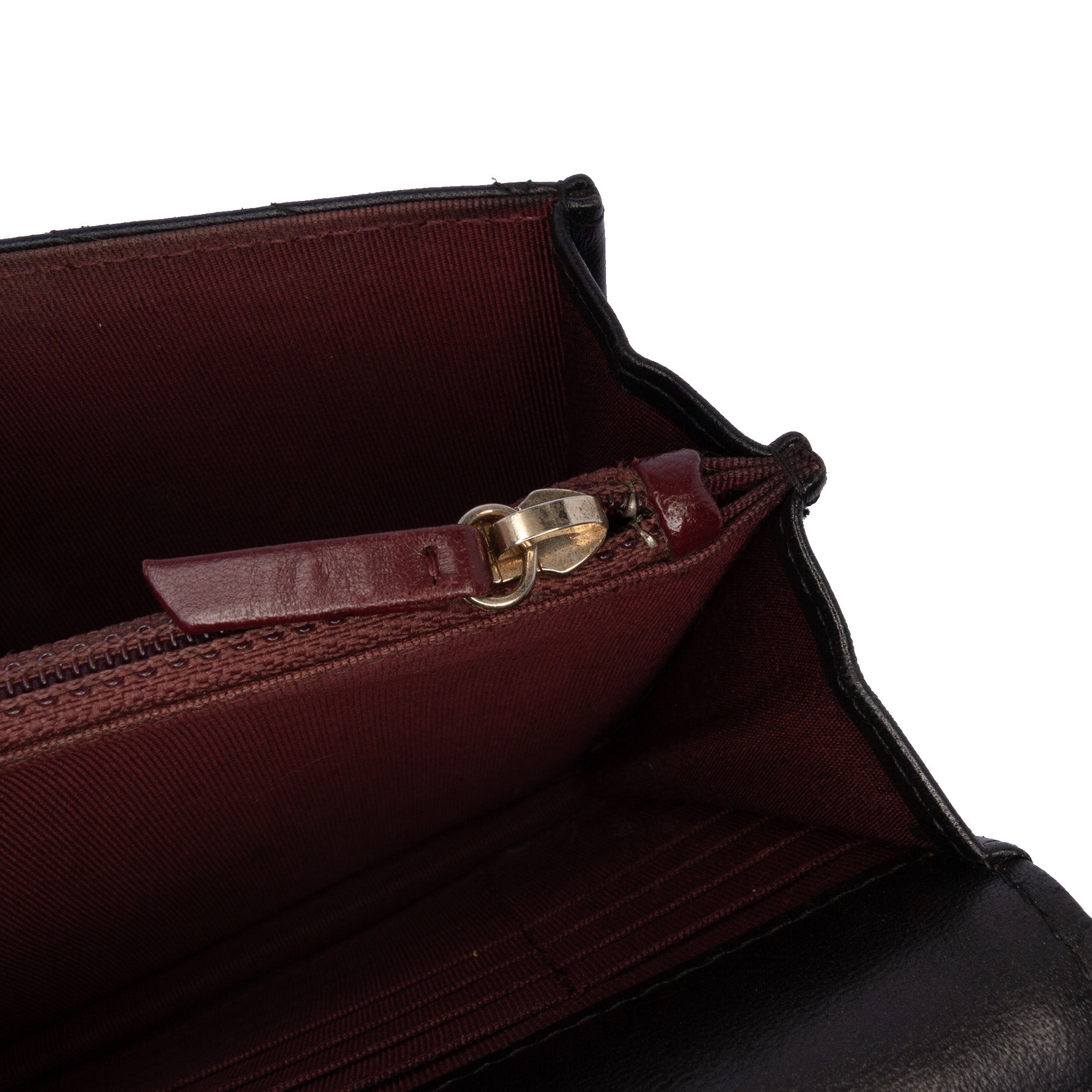 Chanel CC Chevron Lambskin Square Wallet On Chain - image 6