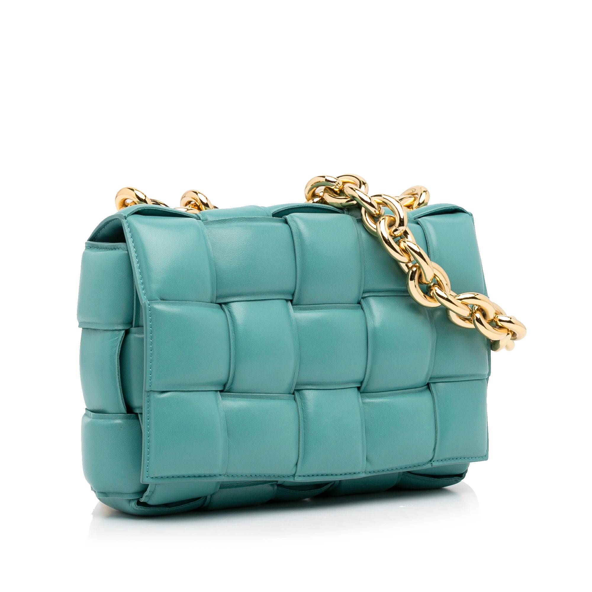 Bottega Veneta Nappa Intrecciato Padded Chain Cassette Satchel - image 2