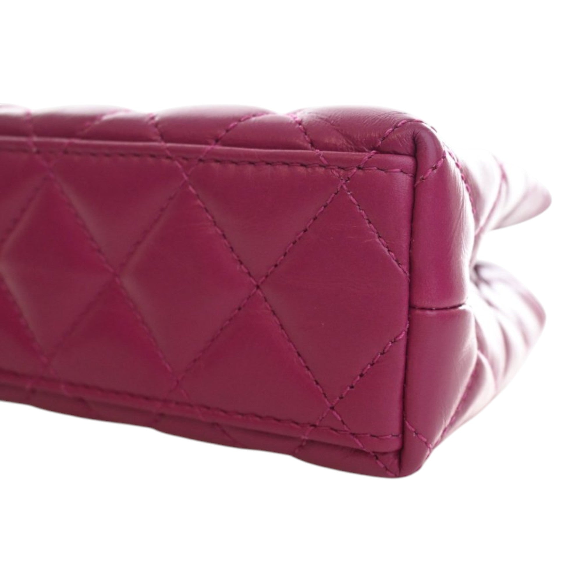 Chanel Nano Shiny Aged Calfskin Kelly Shopper Bag - image 10