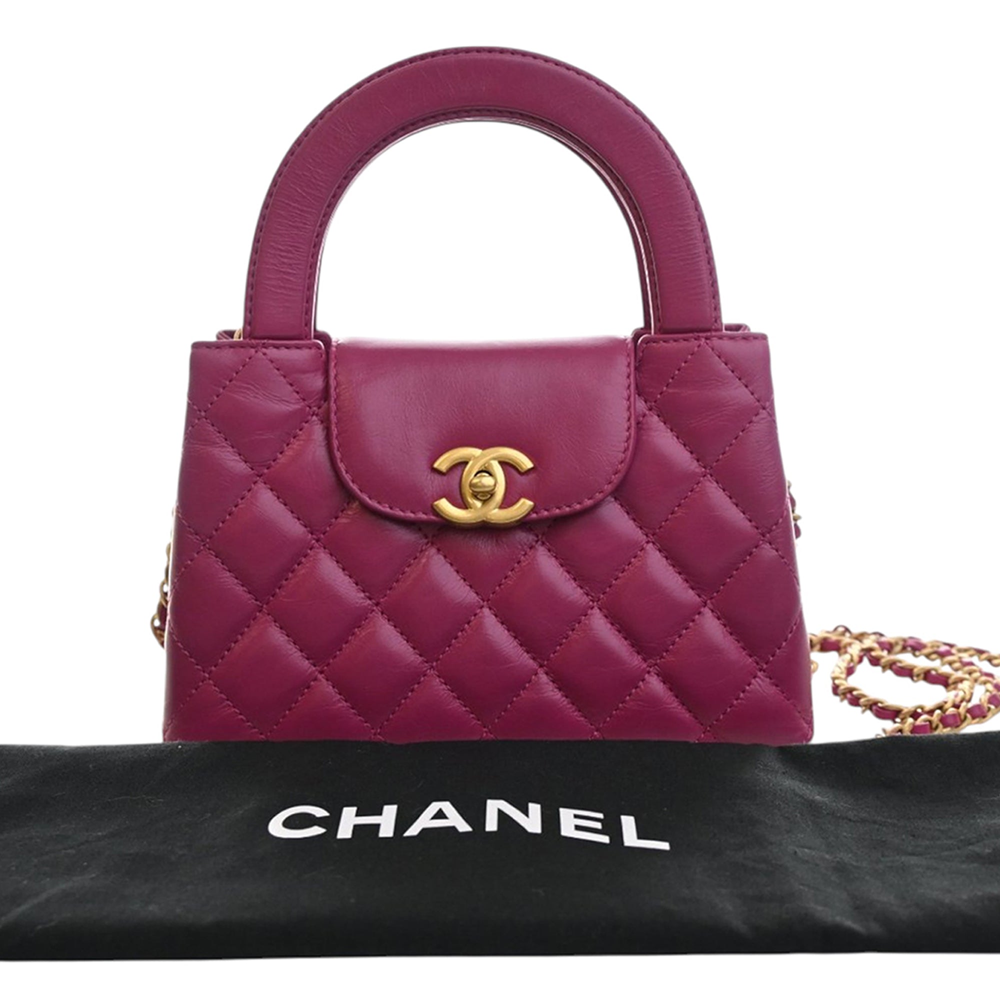Chanel Nano Shiny Aged Calfskin Kelly Shopper Bag - image 15