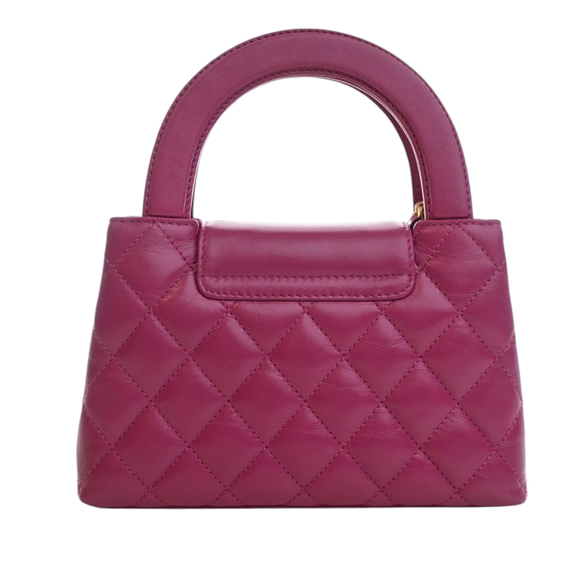 Chanel Nano Shiny Aged Calfskin Kelly Shopper Bag - image 4