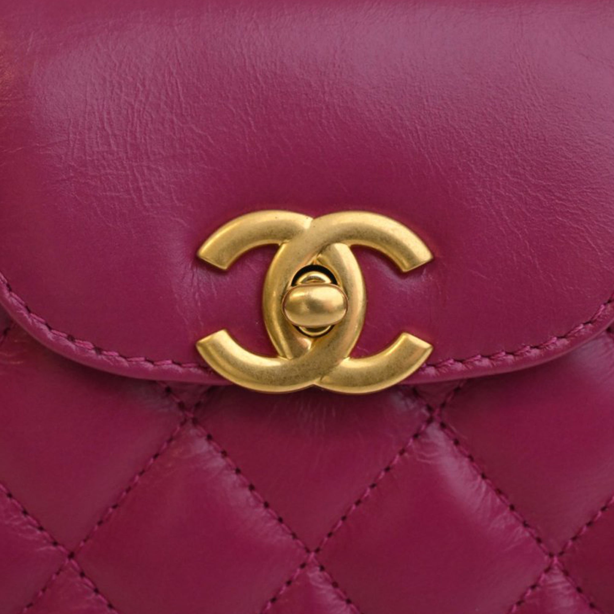 Chanel Nano Shiny Aged Calfskin Kelly Shopper Bag - image 8