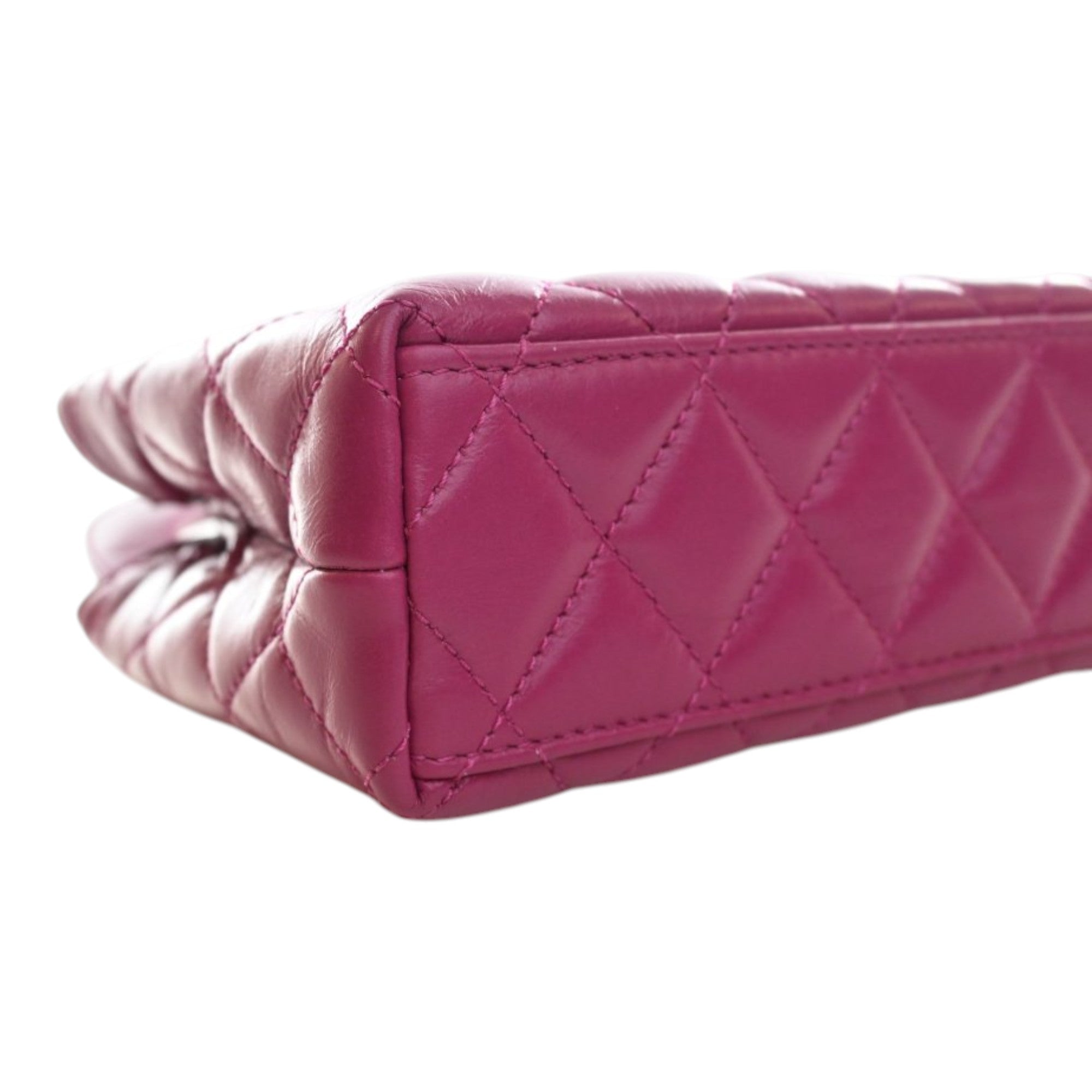 Chanel Nano Shiny Aged Calfskin Kelly Shopper Bag - image 9