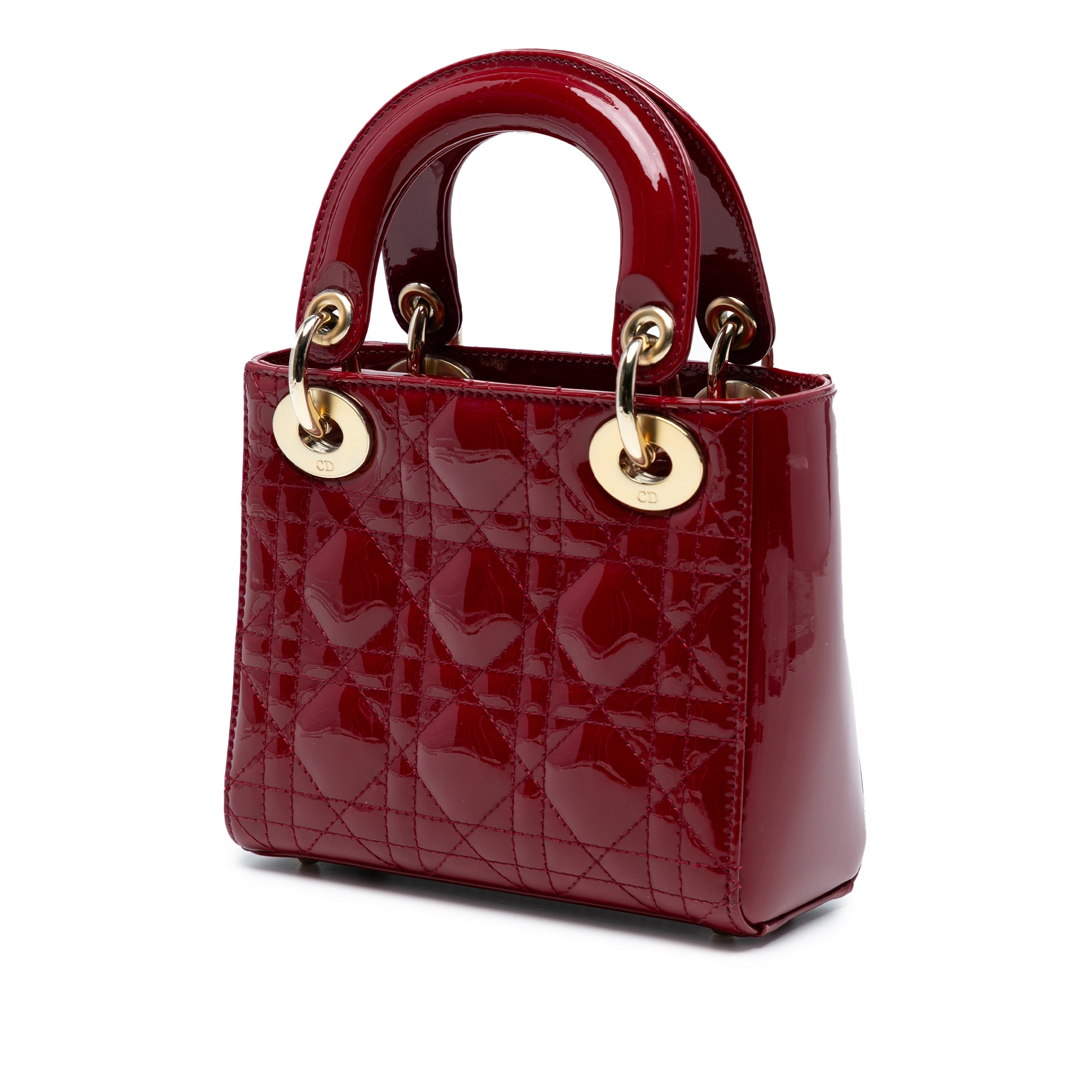 Dior Mini Patent Cannage Lady Dior - image 2