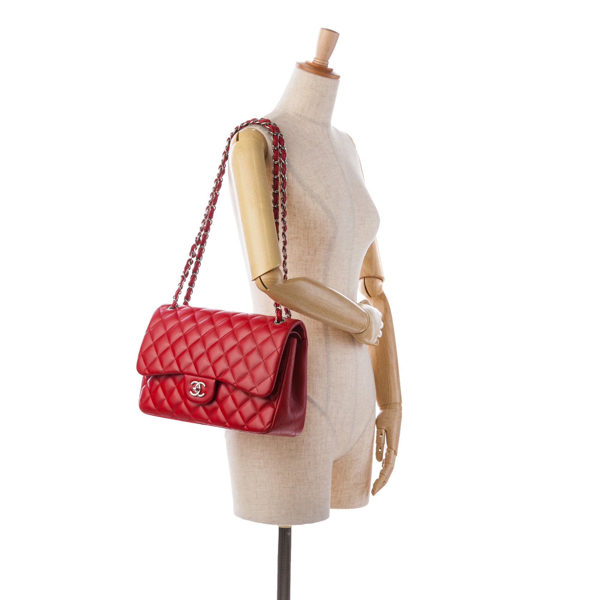 Chanel Jumbo Classic Lambskin Double Flap - image 11