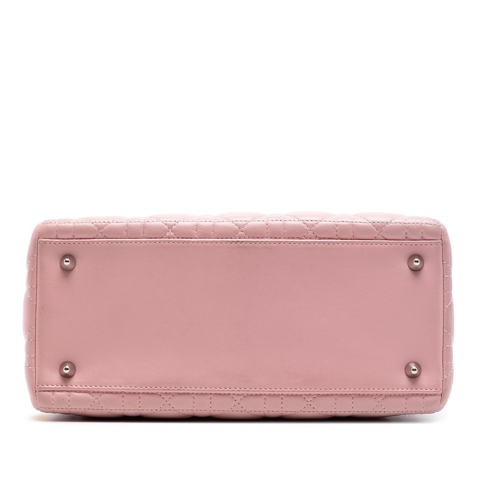 Dior Medium Lambskin Cannage Lady Dior - image 3