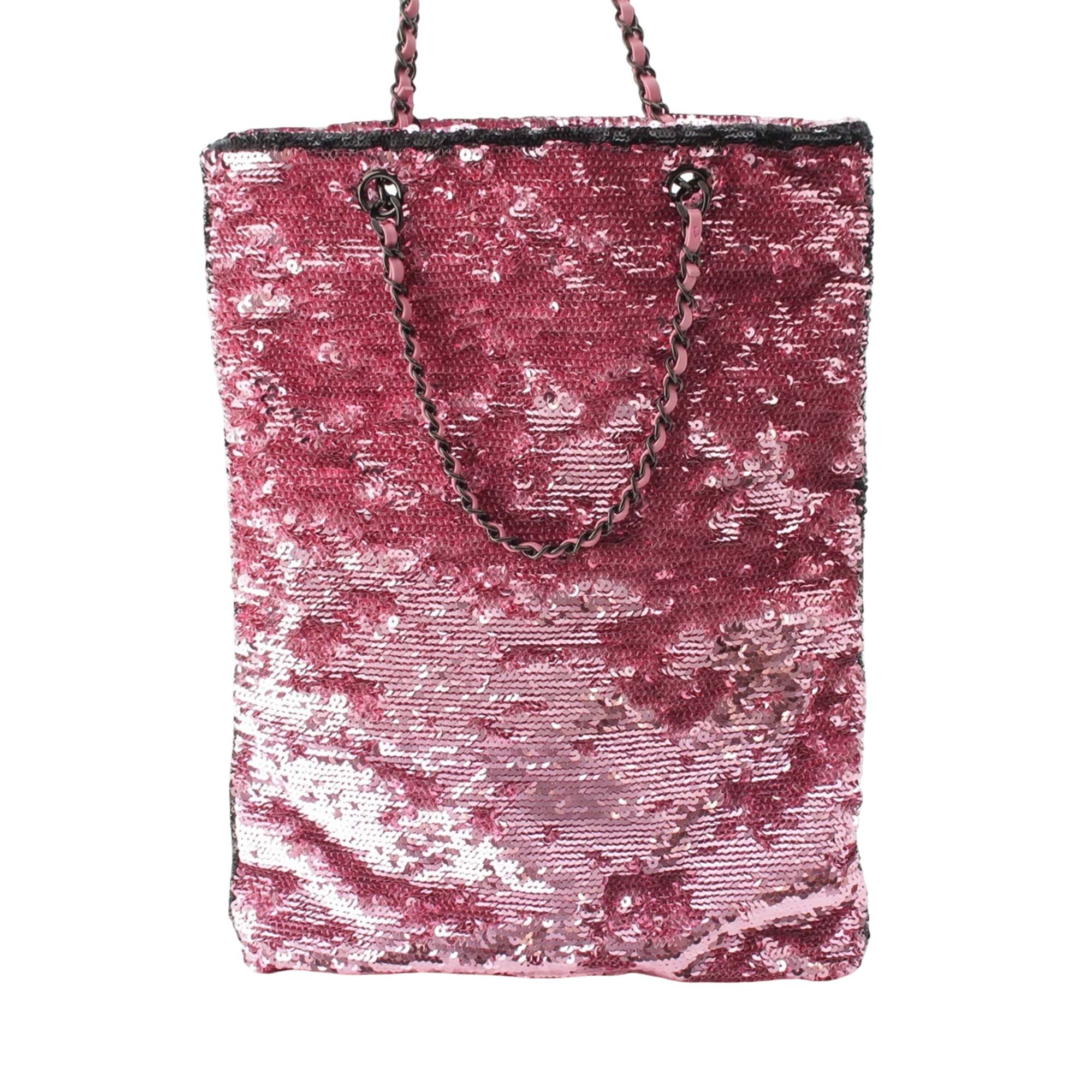 Chanel Sequins Shopping Tote - image 2