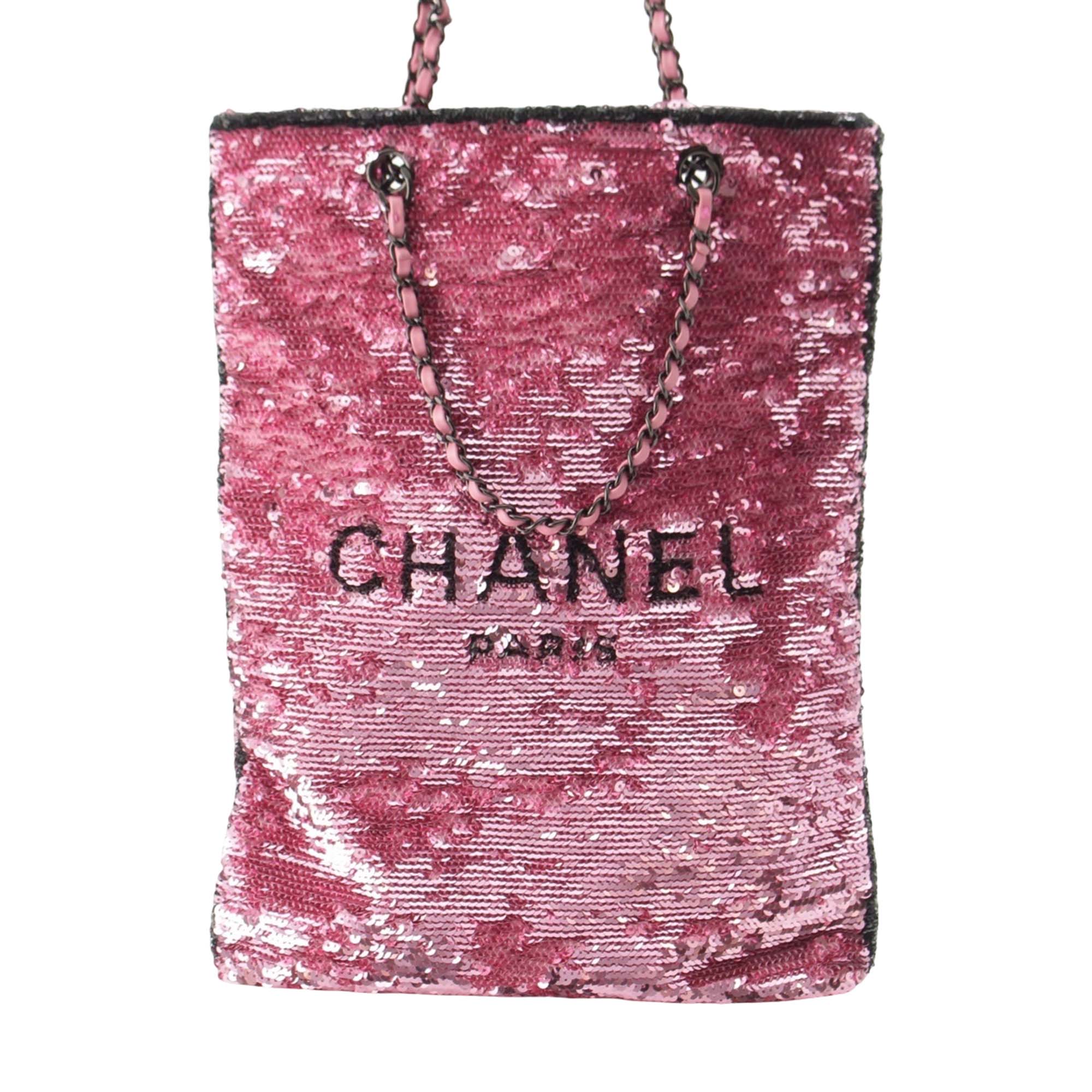 Chanel Sequins Shopping Tote - image 8