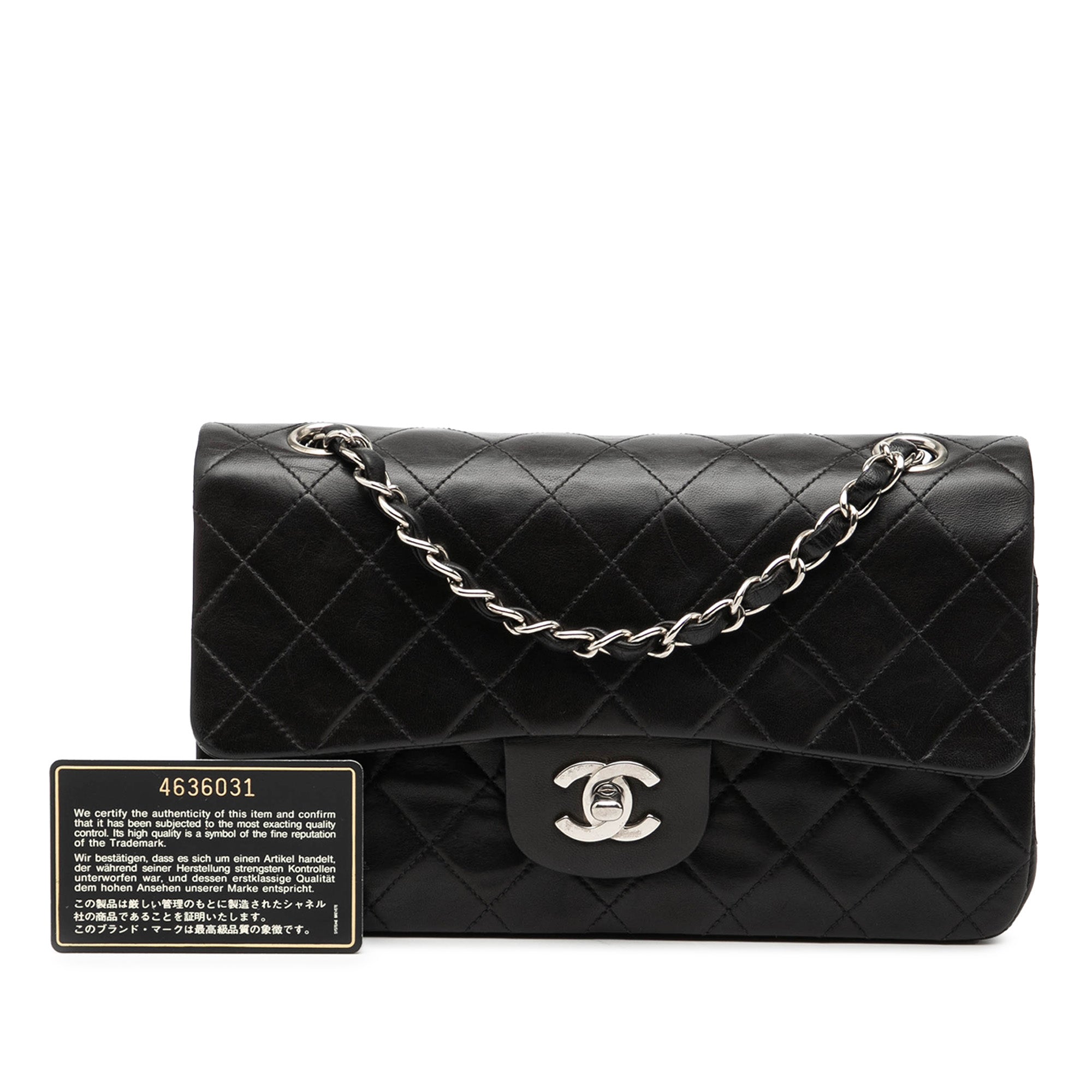 Chanel Small Classic Lambskin Double Flap - image 8