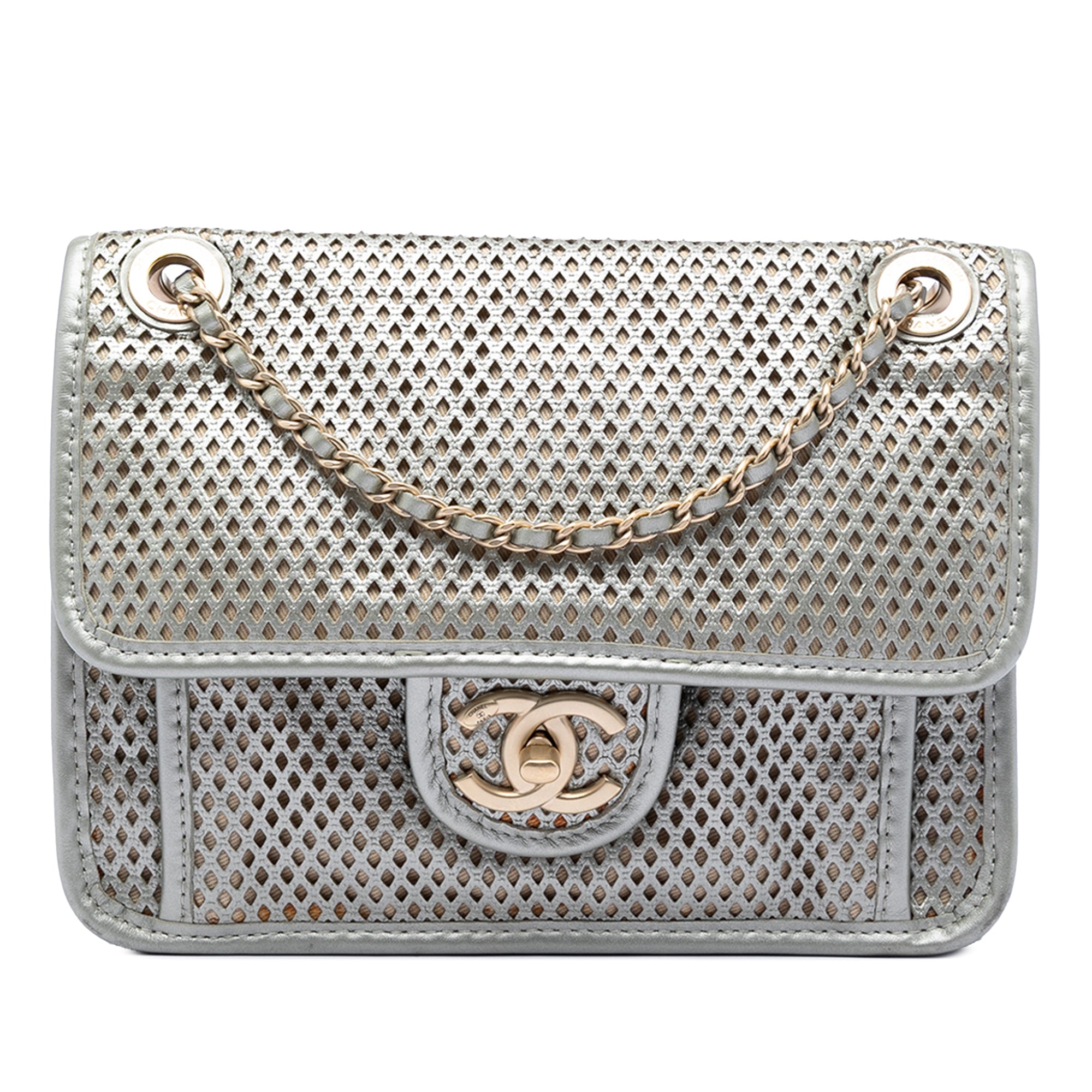 Chanel Small Perforated Calfskin Up In The Air Flap - image 1