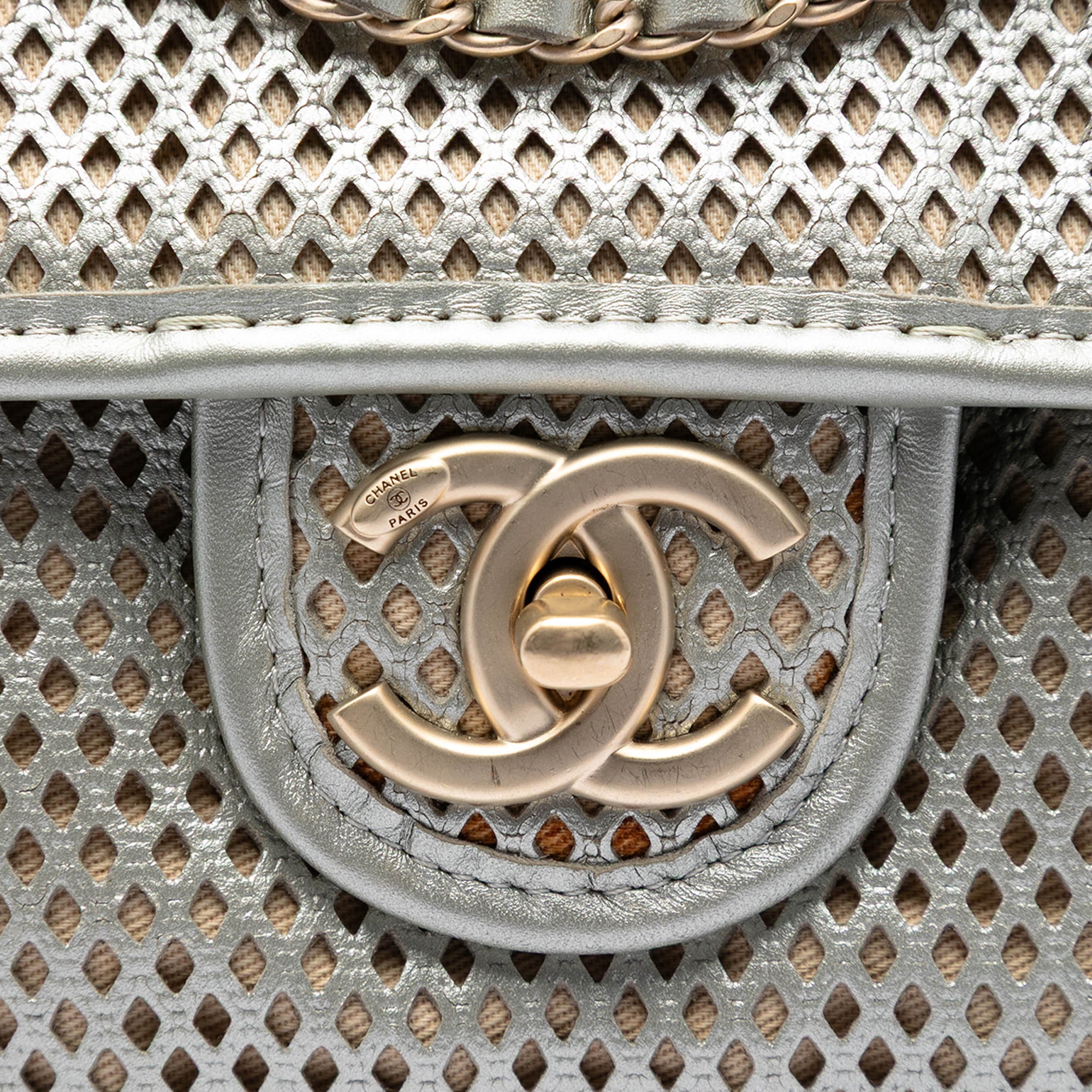 Chanel Small Perforated Calfskin Up In The Air Flap - image 5