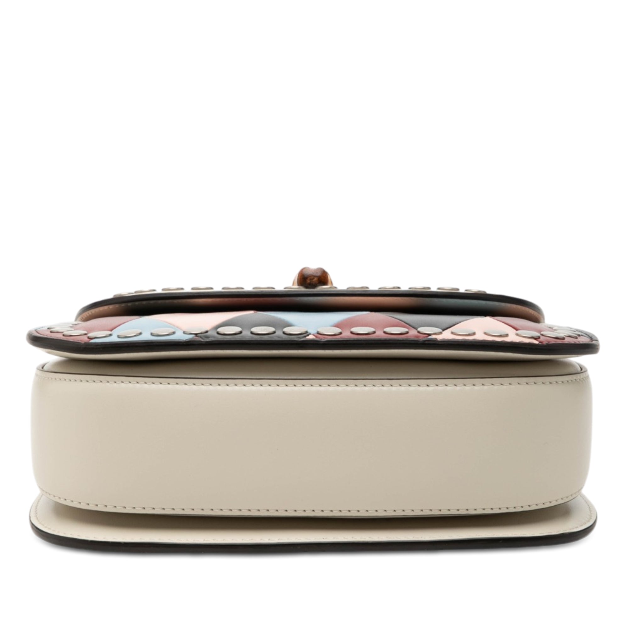 Gucci Small Calfskin Lovelight Bamboo Top Handle Bag - image 3