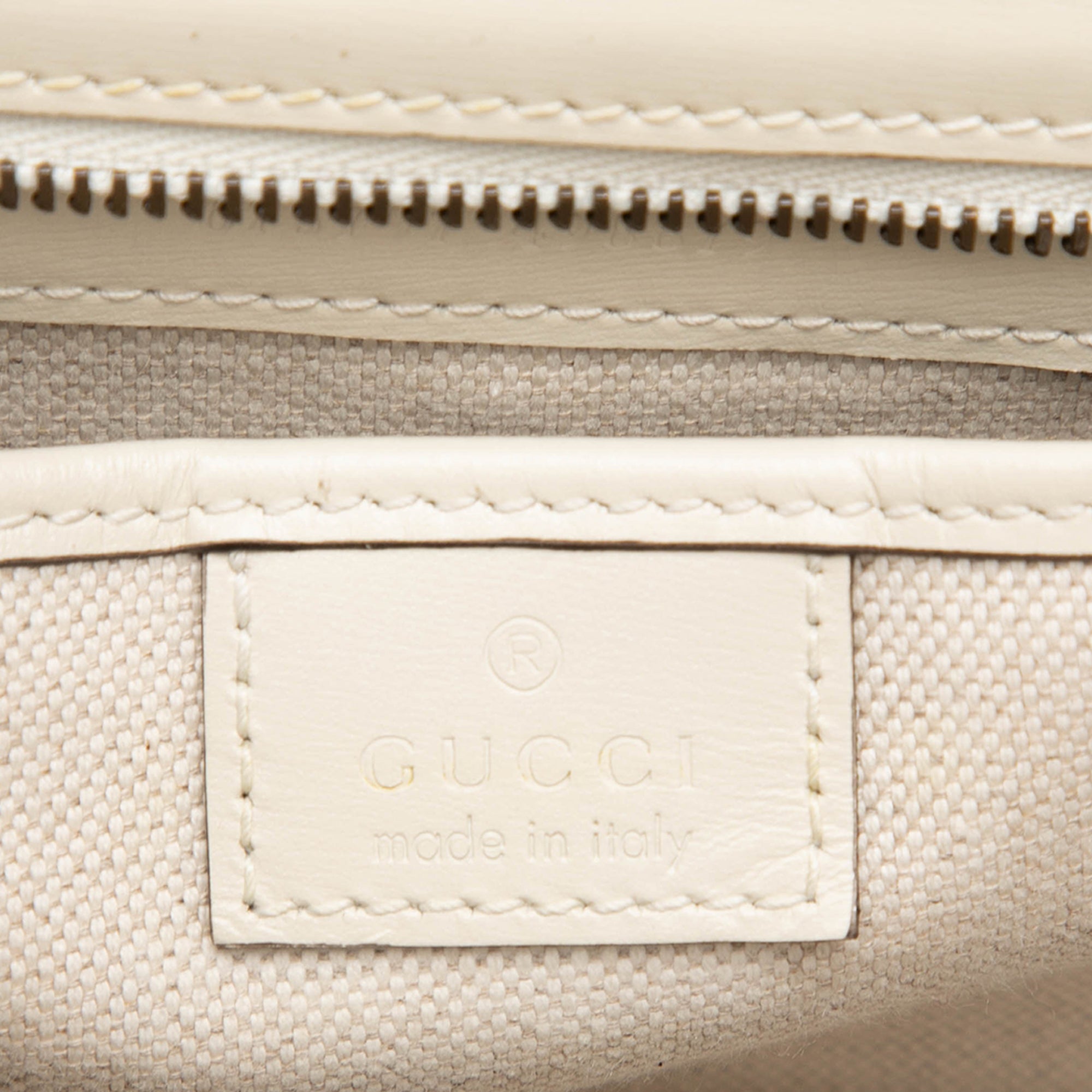 Gucci Small Calfskin Lovelight Bamboo Top Handle Bag - image 5