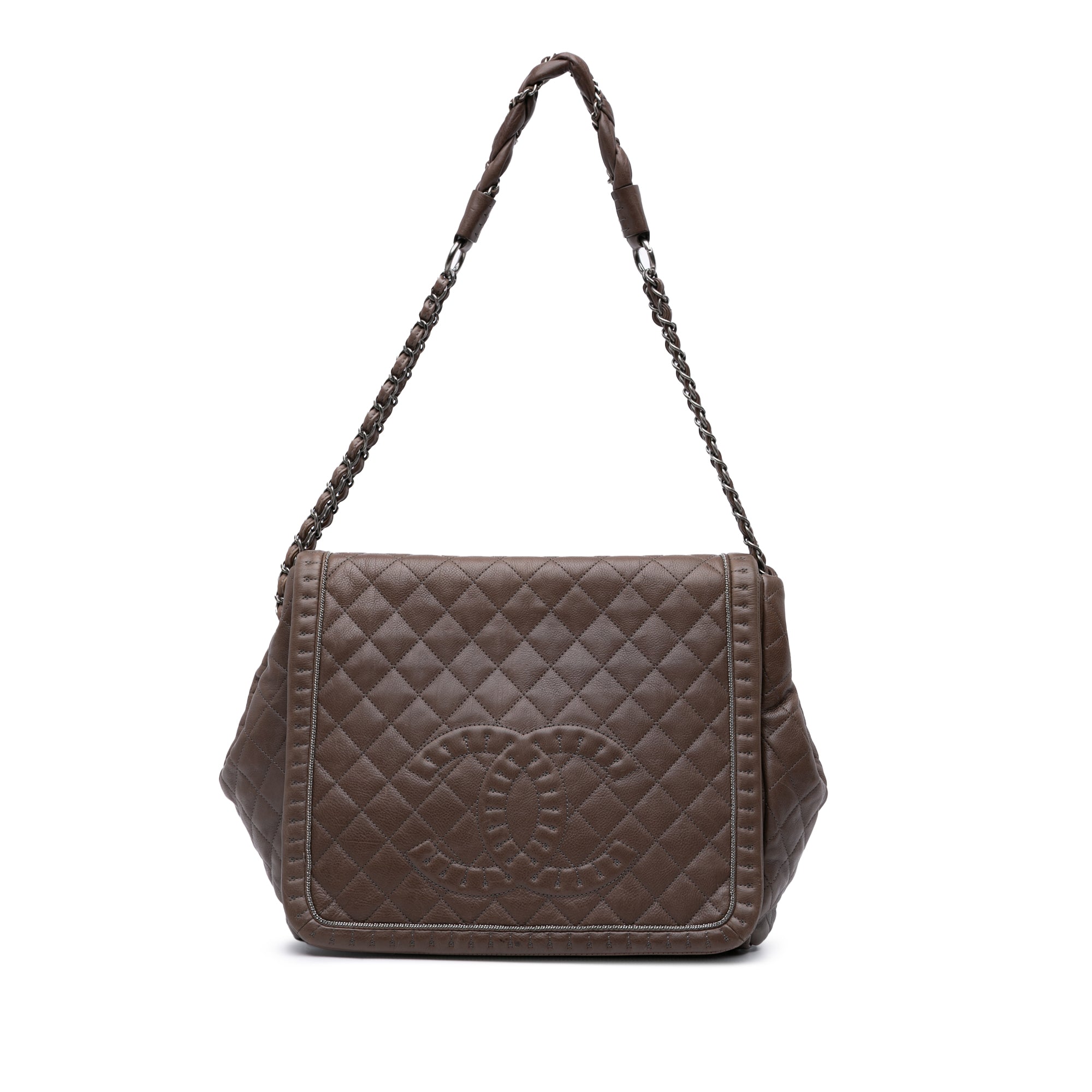 Chanel Large Quilted Calfskin Istanbul Accordion Flap - image 1