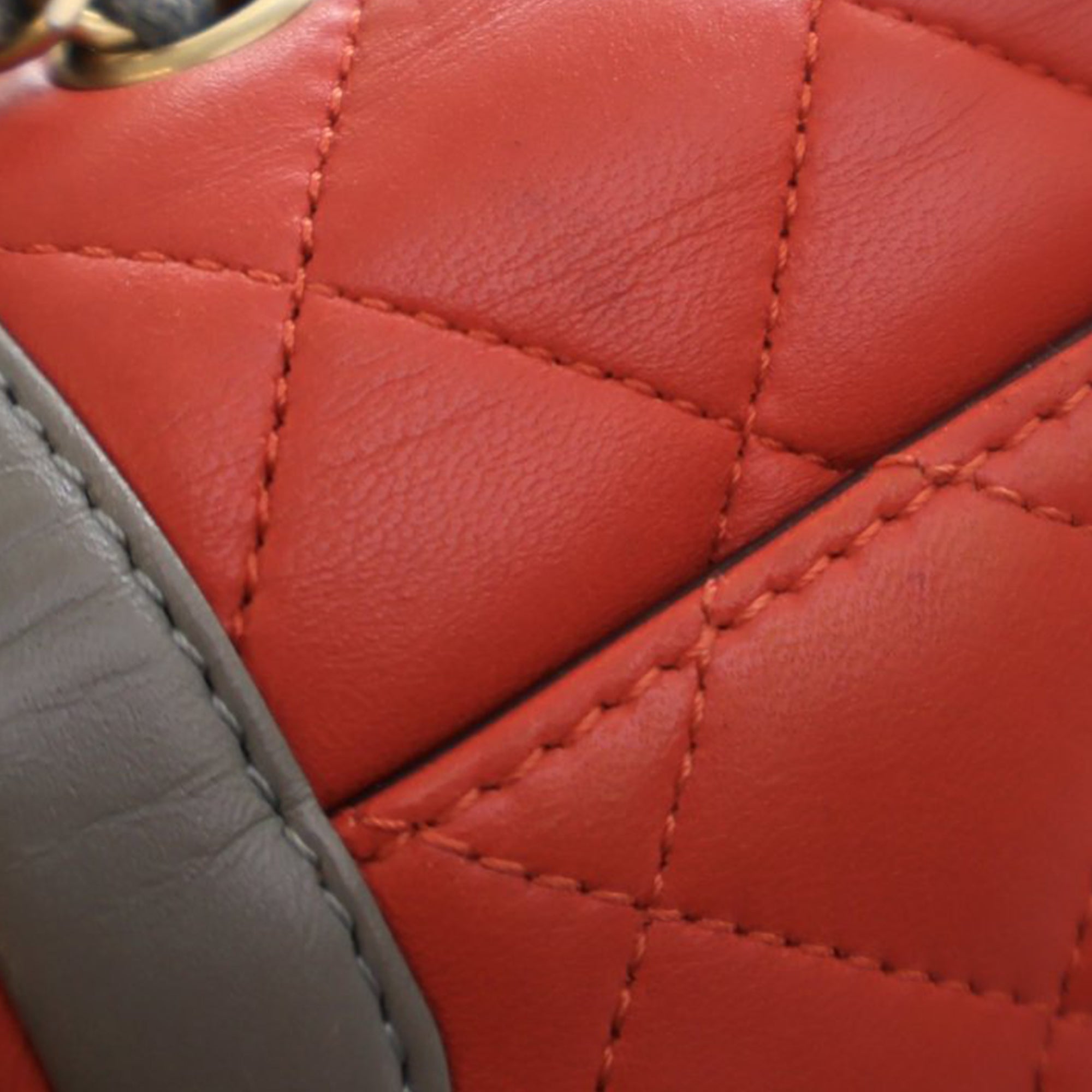 Chanel Mini Quilted Lambskin Two Tone Day Flap - image 10