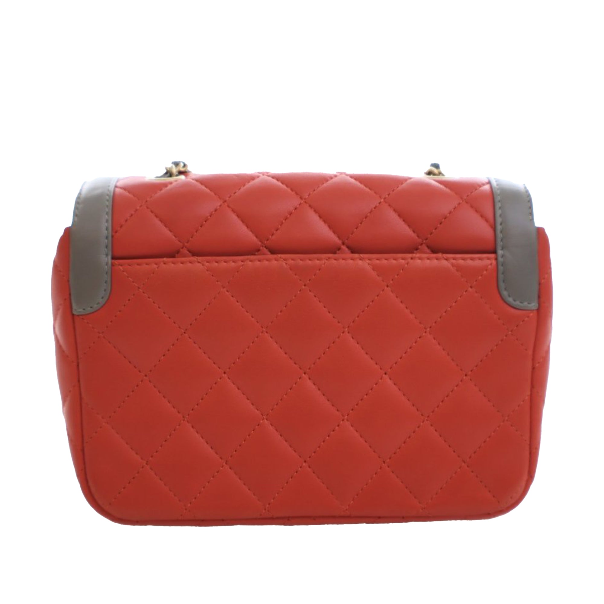 Chanel Mini Quilted Lambskin Two Tone Day Flap - image 4