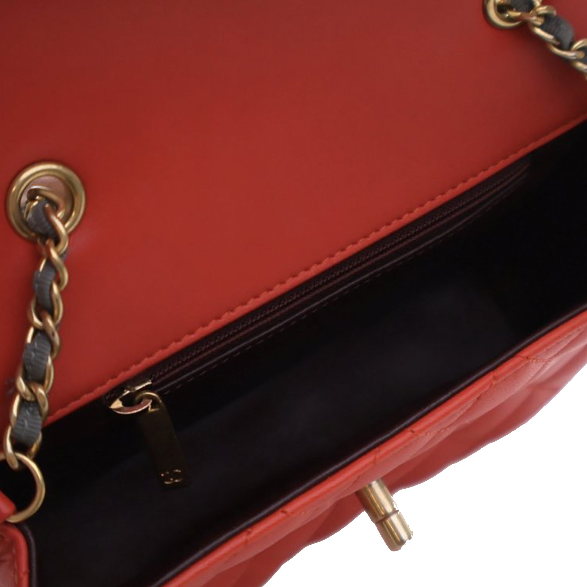 Chanel Mini Quilted Lambskin Two Tone Day Flap - image 8