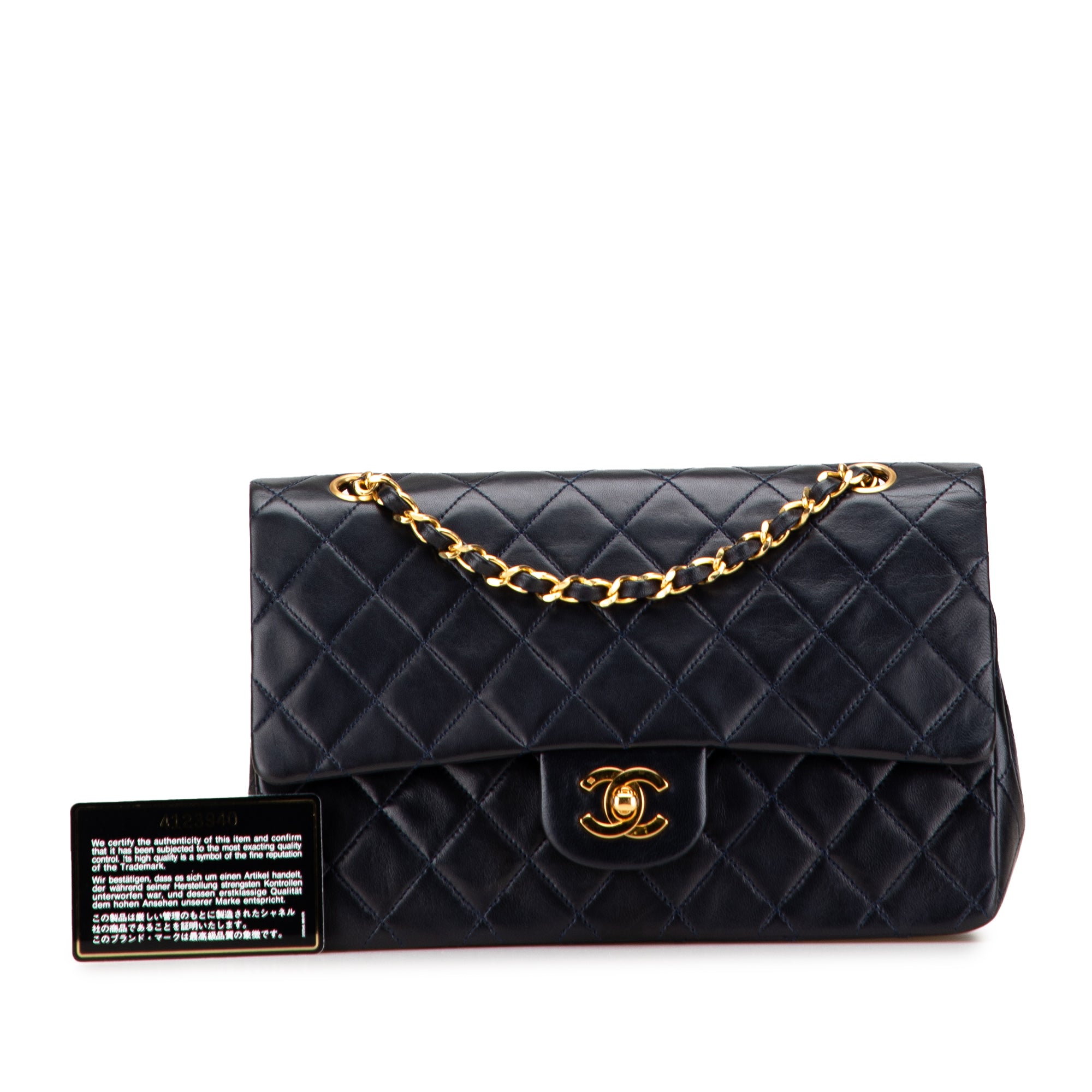 Chanel Medium Classic Lambskin Double Flap - image 12