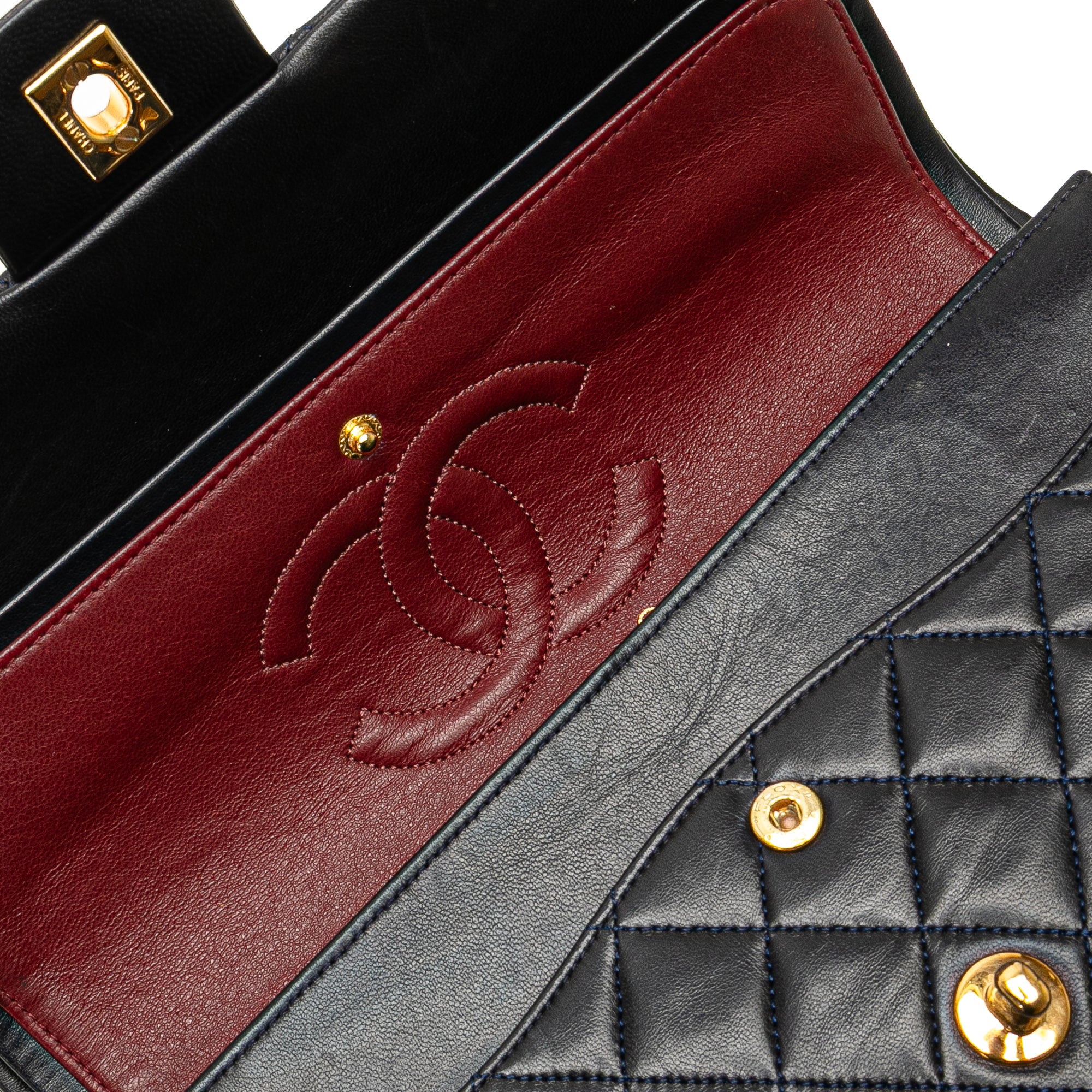 Chanel Medium Classic Lambskin Double Flap - image 8