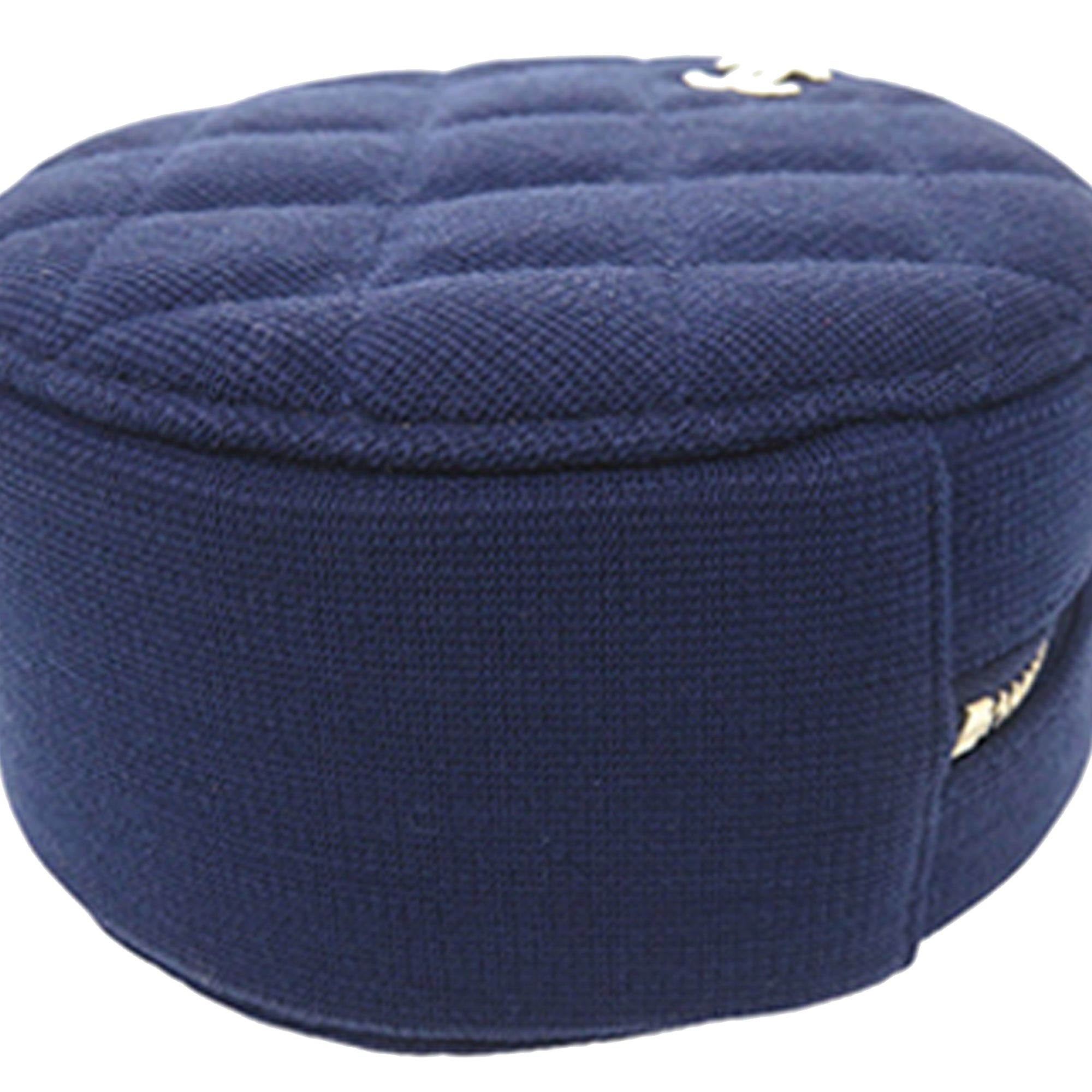 Chanel CC Quilted Jersey Round Clutch with Chain - image 10