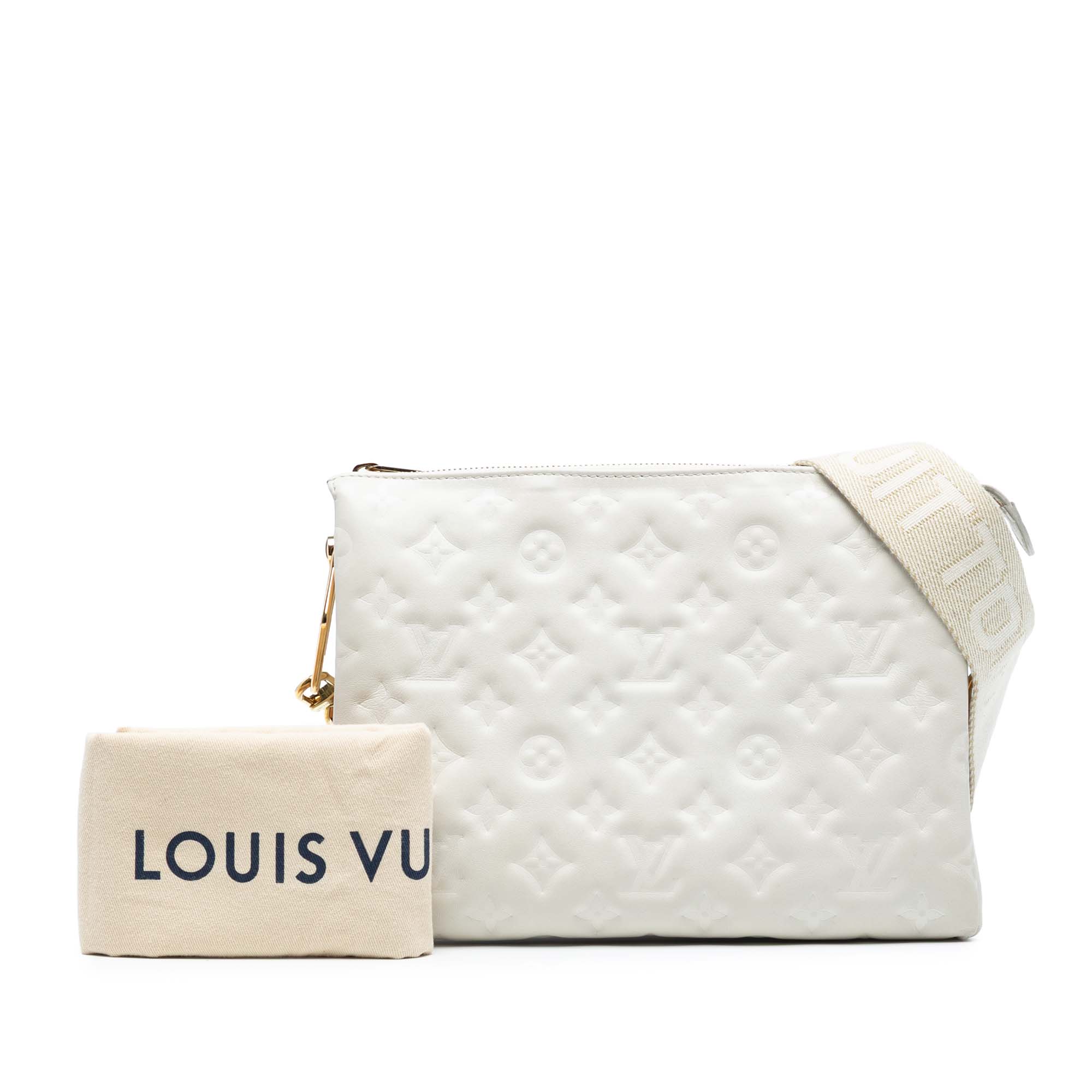 Louis Vuitton Monogram Embossed Puffy Lambskin Coussin PM - image 8