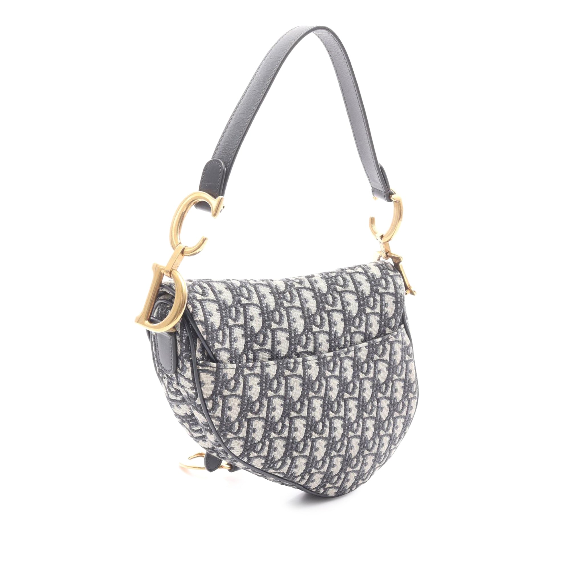 Dior Oblique Canvas Saddle Bag - image 2