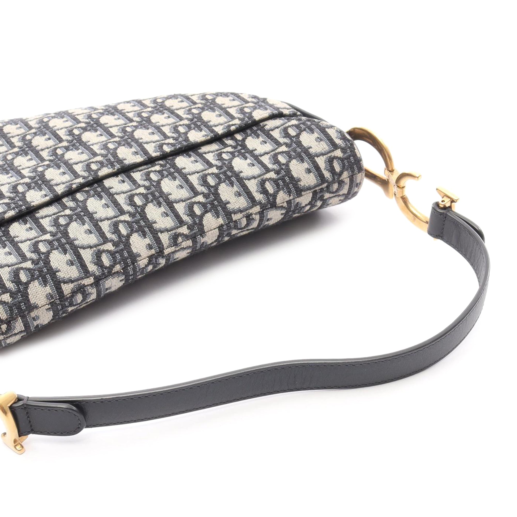 Dior Oblique Canvas Saddle Bag - image 9