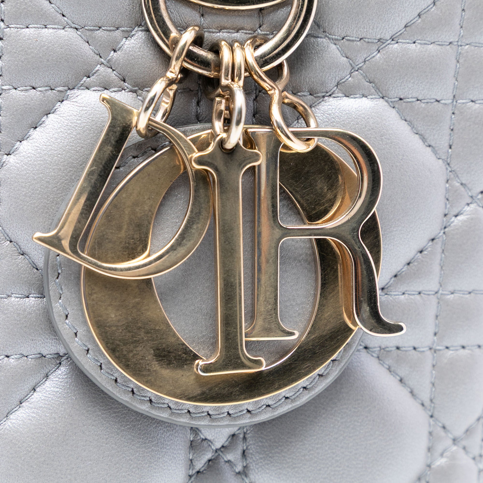 Dior Medium Pearlescent Lambskin Cannage Lady Dior - image 6