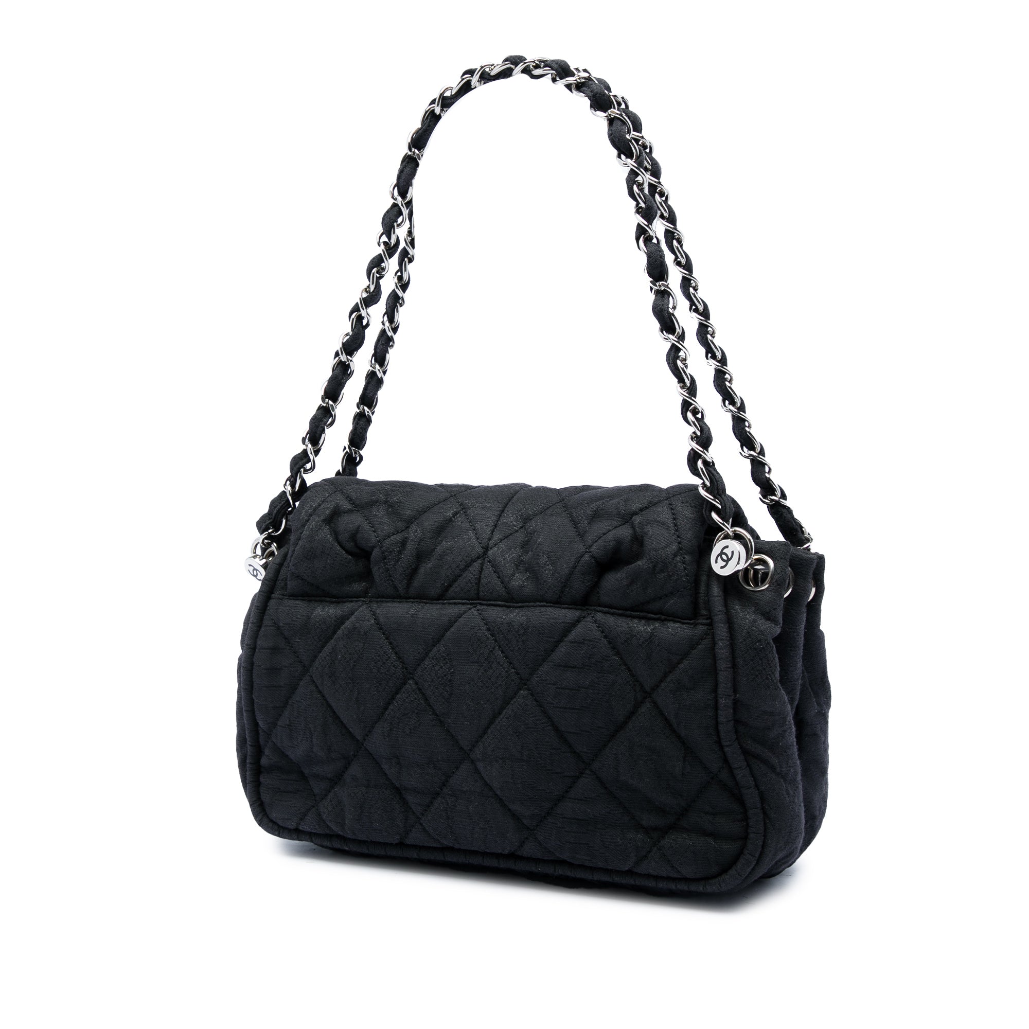 Chanel Medium Textured Nylon Bubble Quilt Accordion Flap - image 2