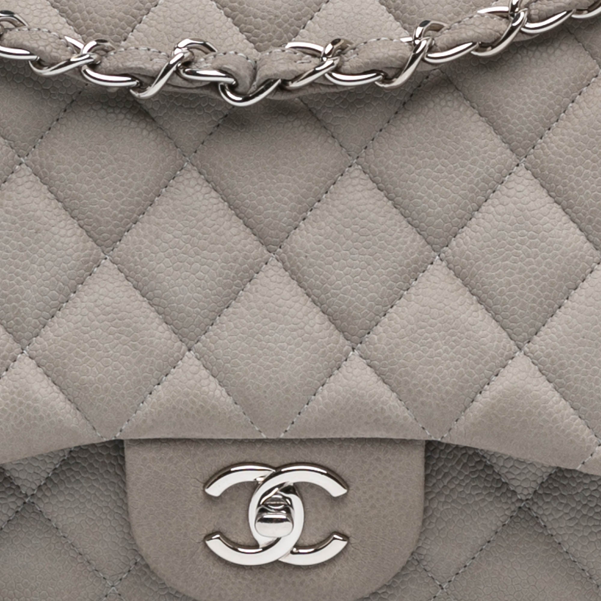 Chanel Jumbo Classic Caviar Double Flap - image 8
